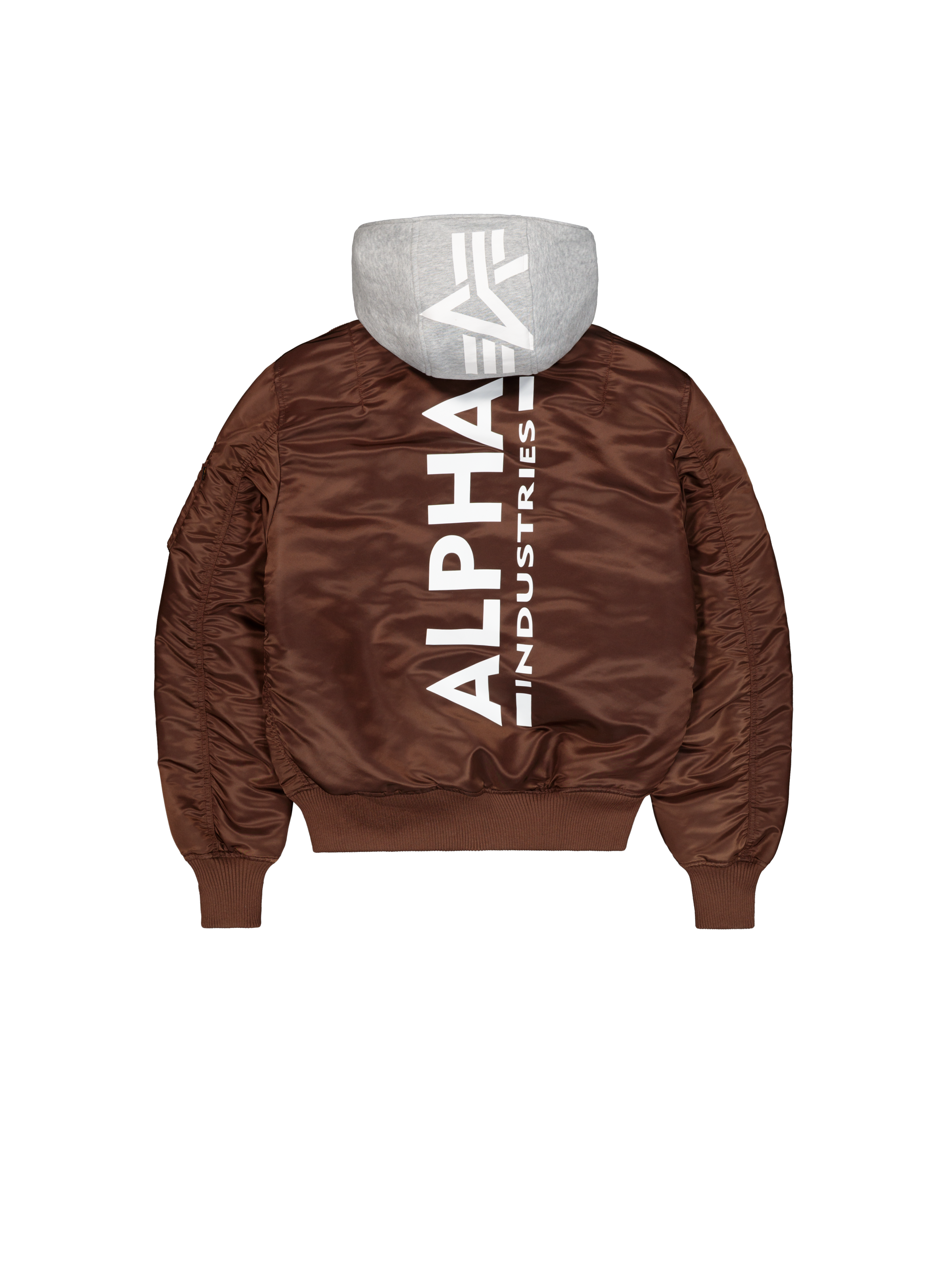 MA-1 Zip Hood Backprint Bomber Jacket powder brown 128113_204_1_flatlay_00002_200662