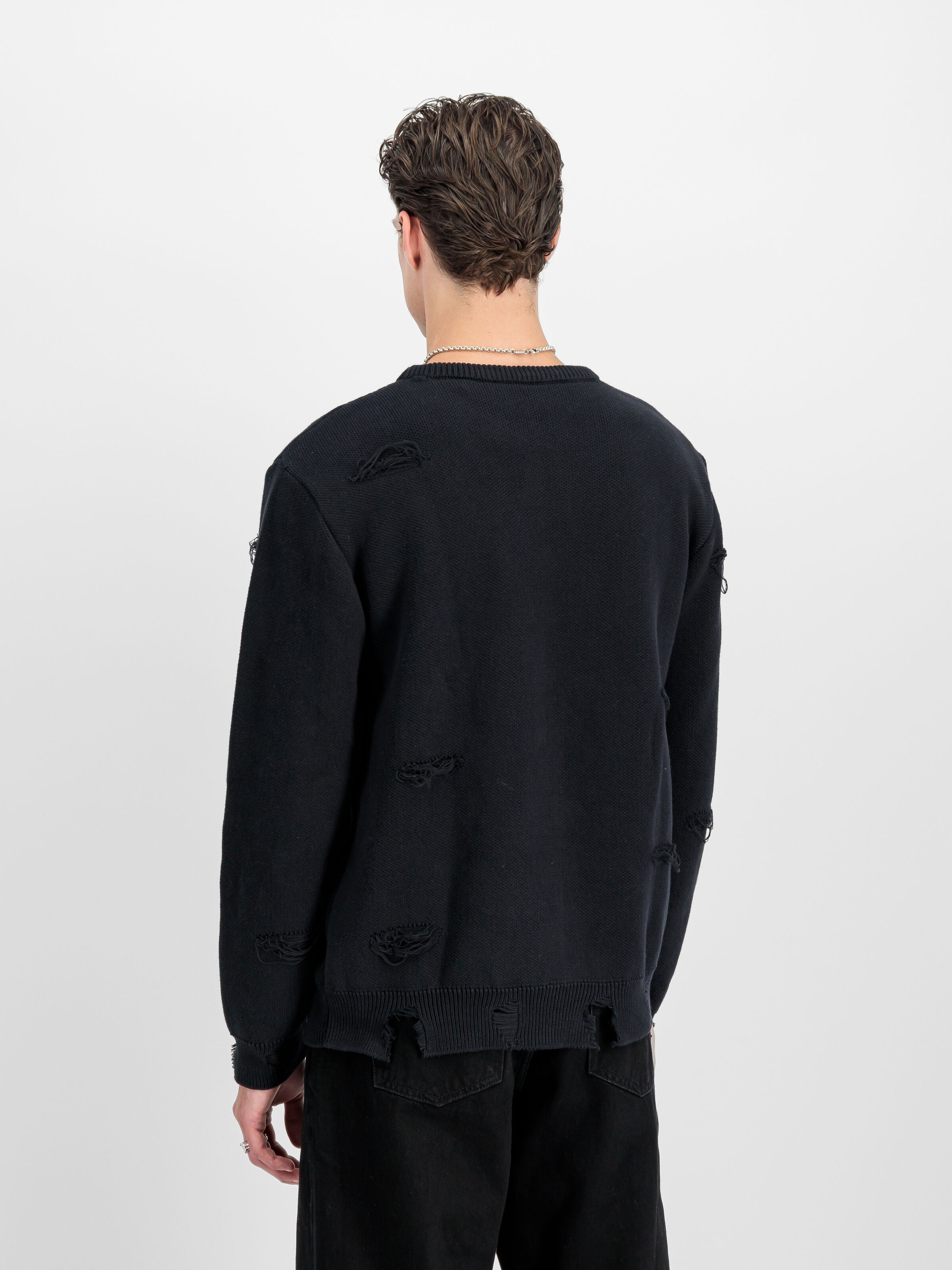 Distressed Logo Sweatshirt black 258400_03_2_model_00003_184185