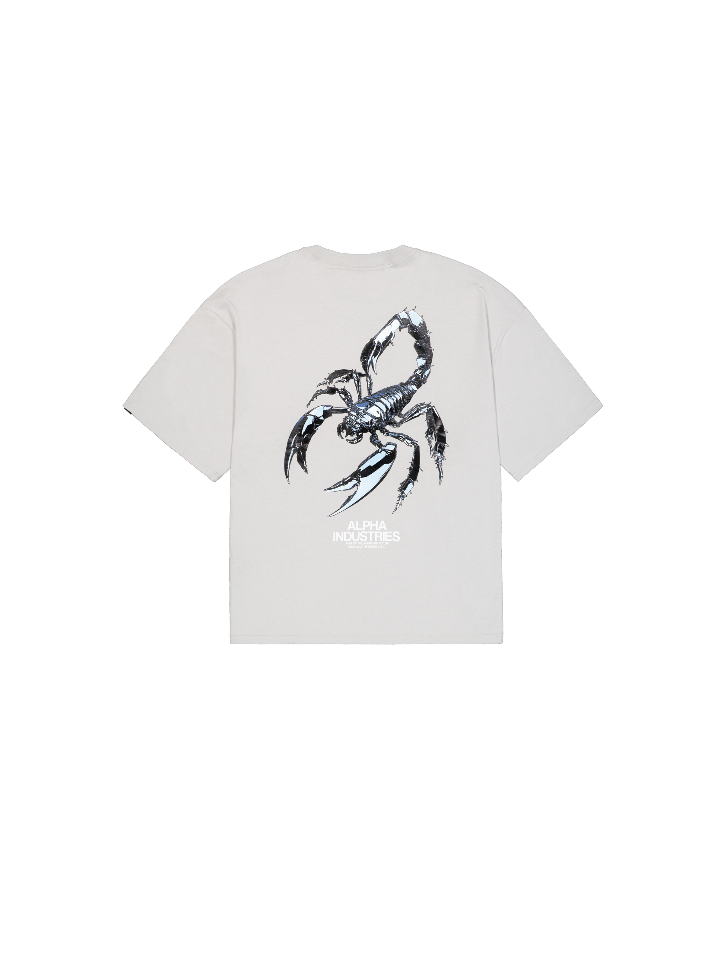 Scorpion Cyborg T-Shirt pastel grey 266515_666_1_flatlay_00002_180367