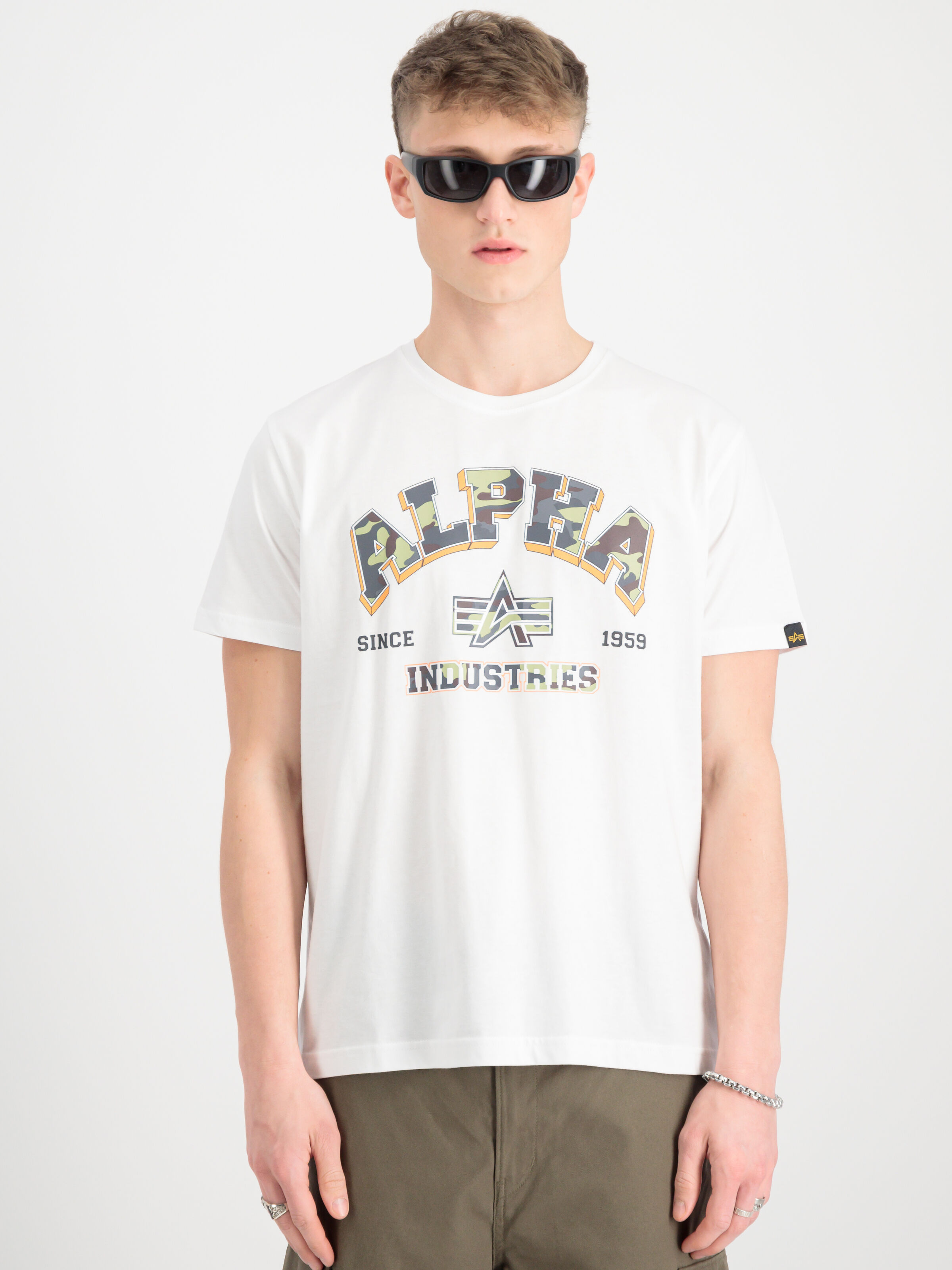 College Camo T-Shirt white 146511_09_00006_182414