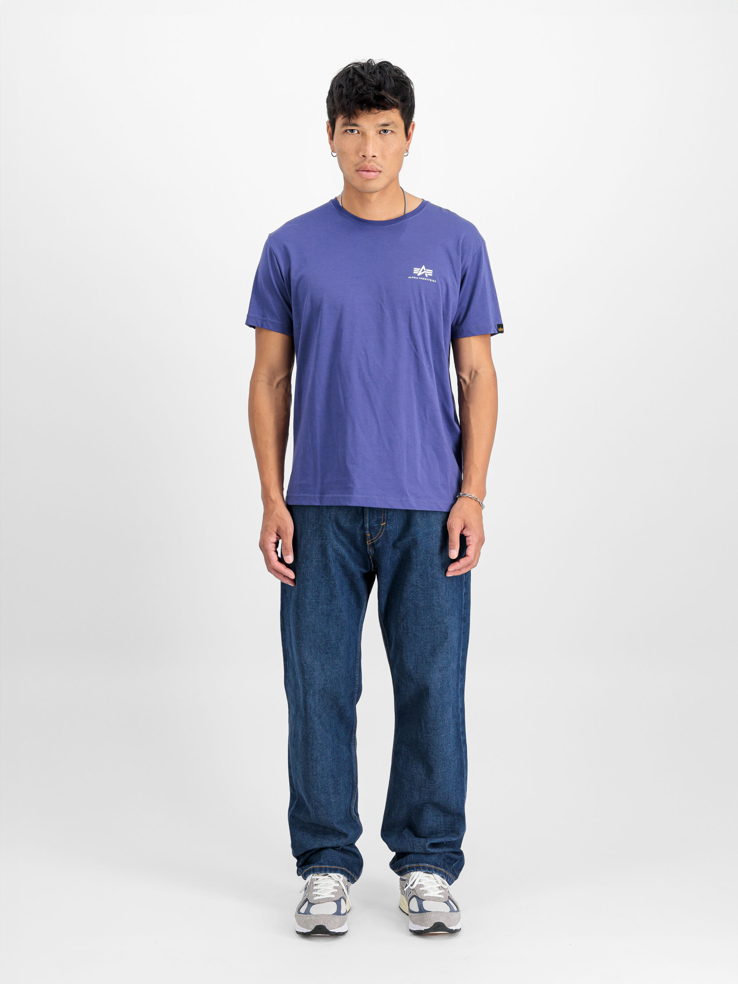 Backprint Camo Print T-Shirt night purple 128507CP_735_2_model_00001_118488