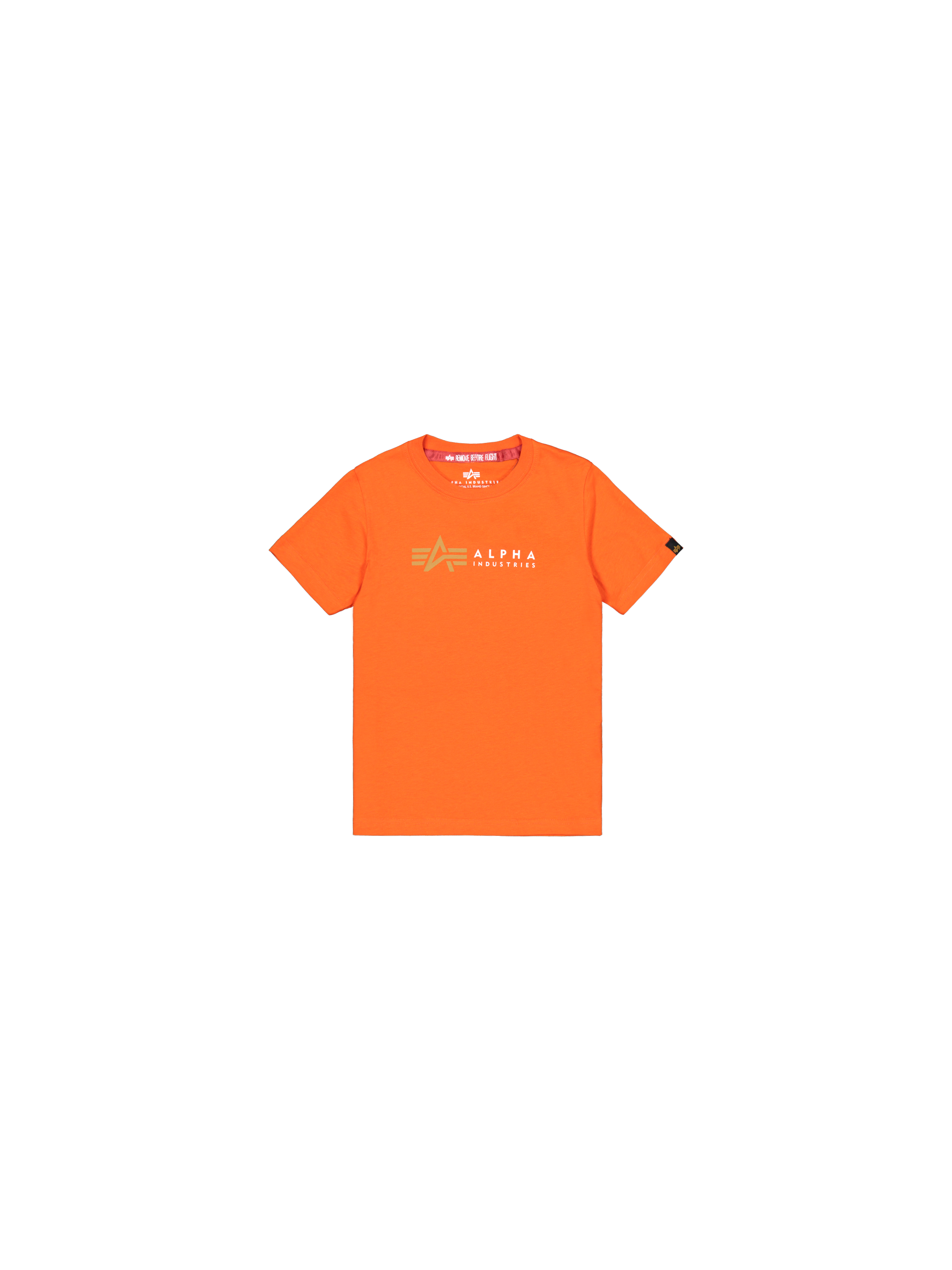 Alpha Label T-Shirt Kids boost orange 118709_736_1_flatlay_00001_139968.png