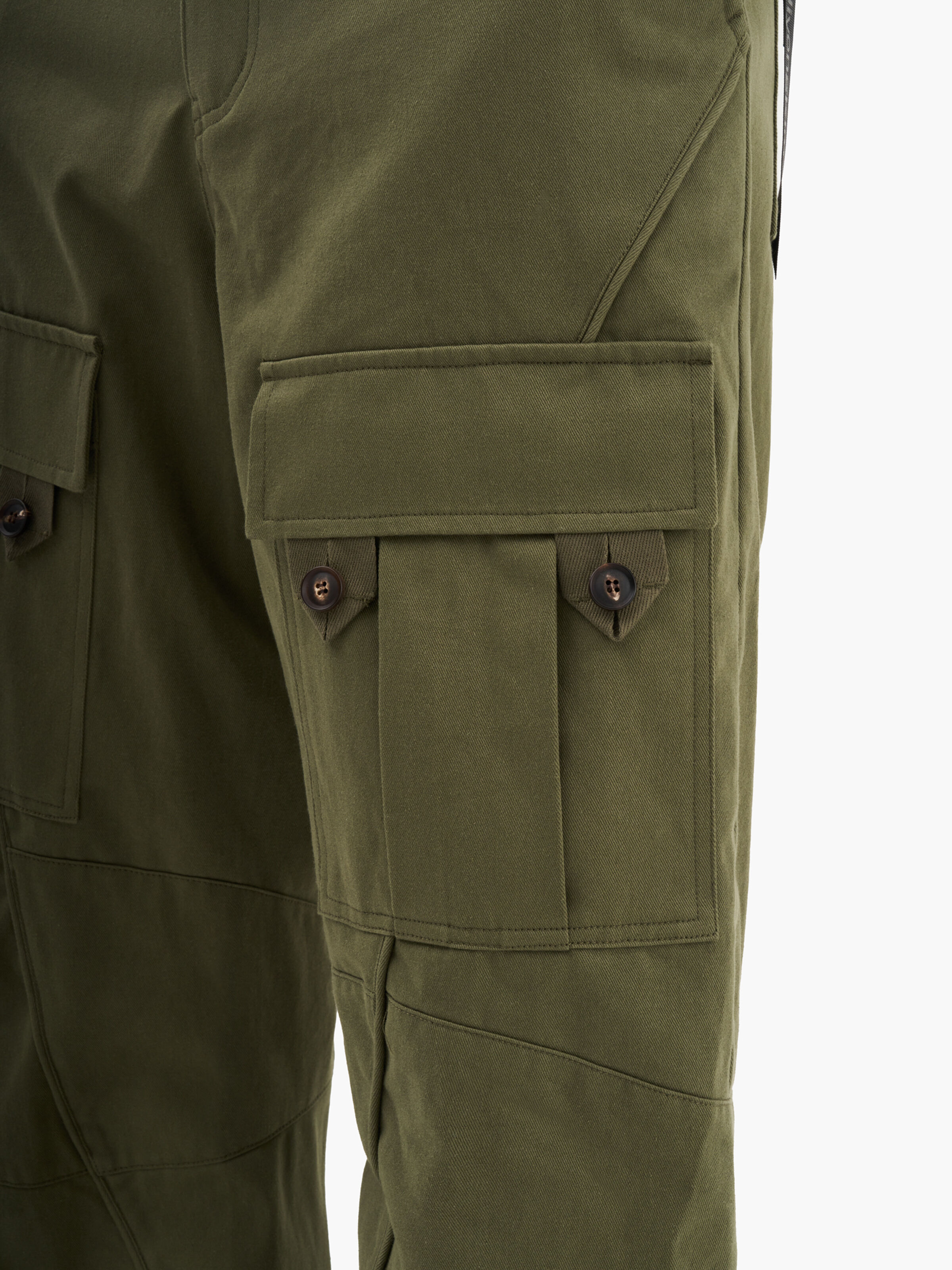 ALPHA X JIYOUNG KIM CURVED MULTI-POCKET TROUSERS light green 156270_120_3_detail_00001_157203