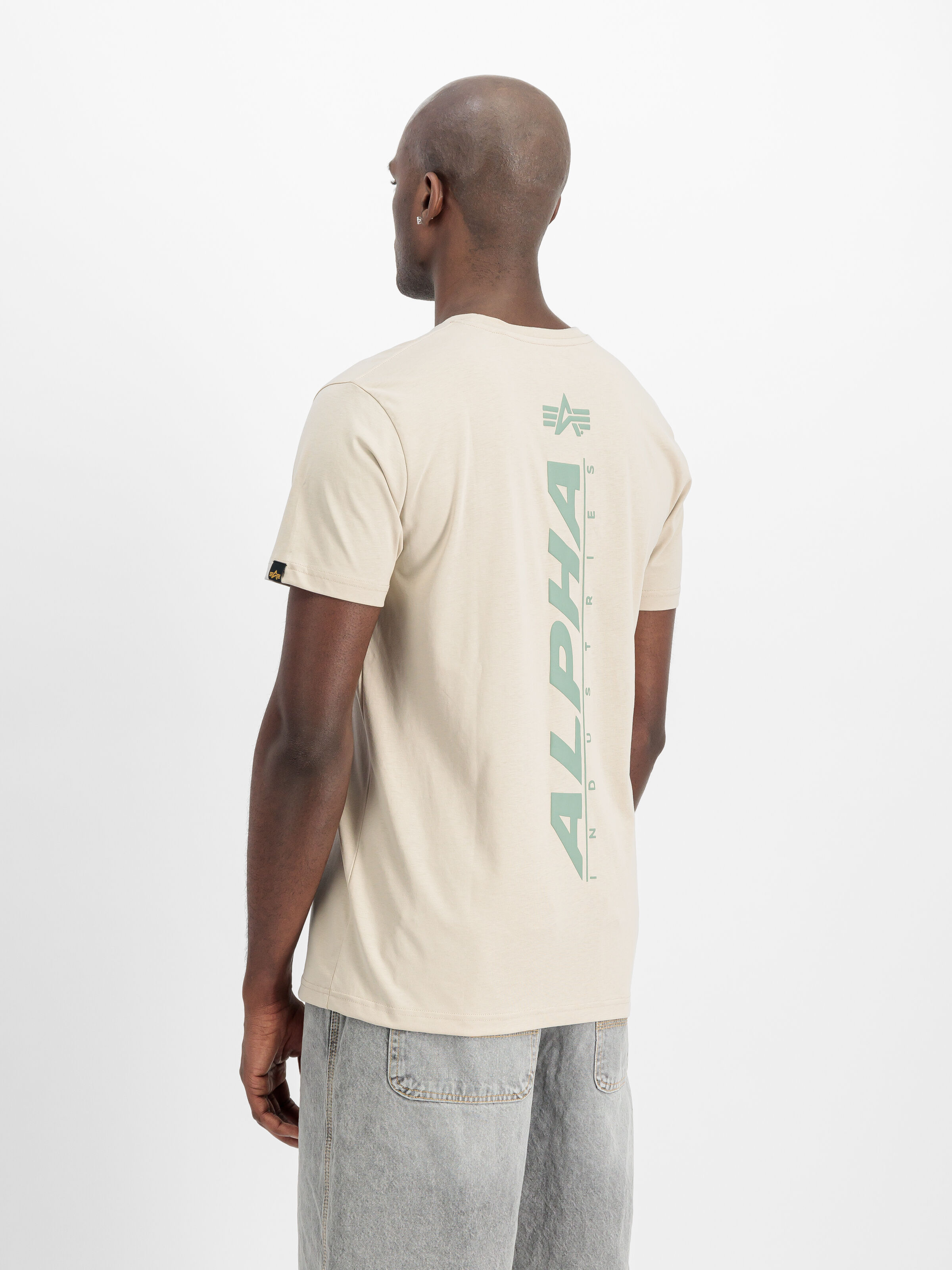 Alpha Backprint Puff T-Shirt organic beige 258526_627_2_model_00003_159699