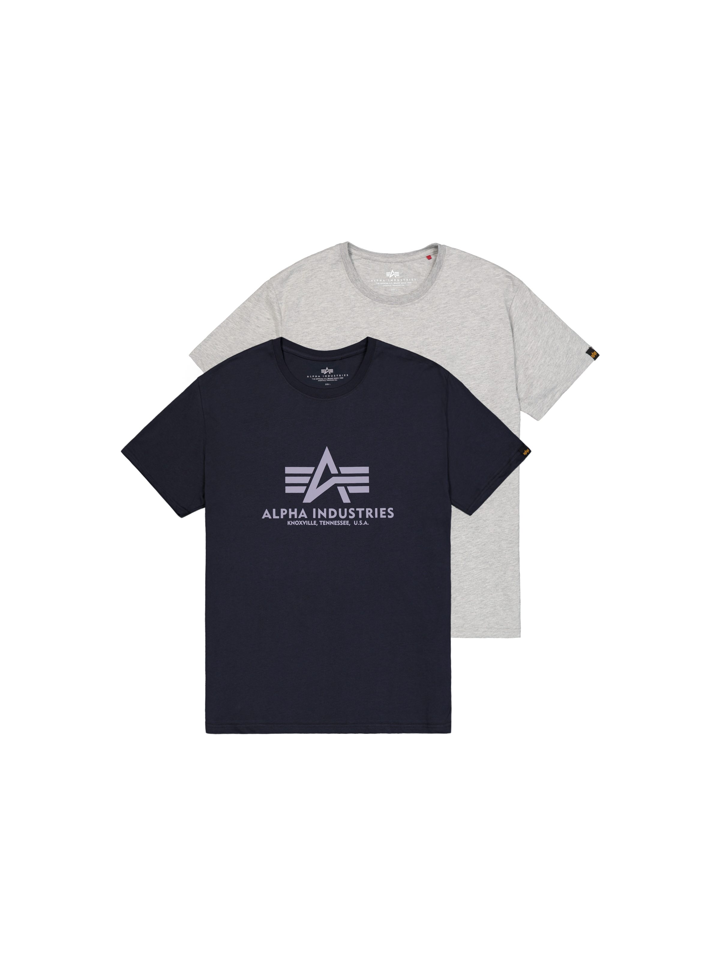 Basic Big Logo T-Shirt 2 Pack grey.heat/rep.blue 106524_641_1_flatlay_00001_211326.png