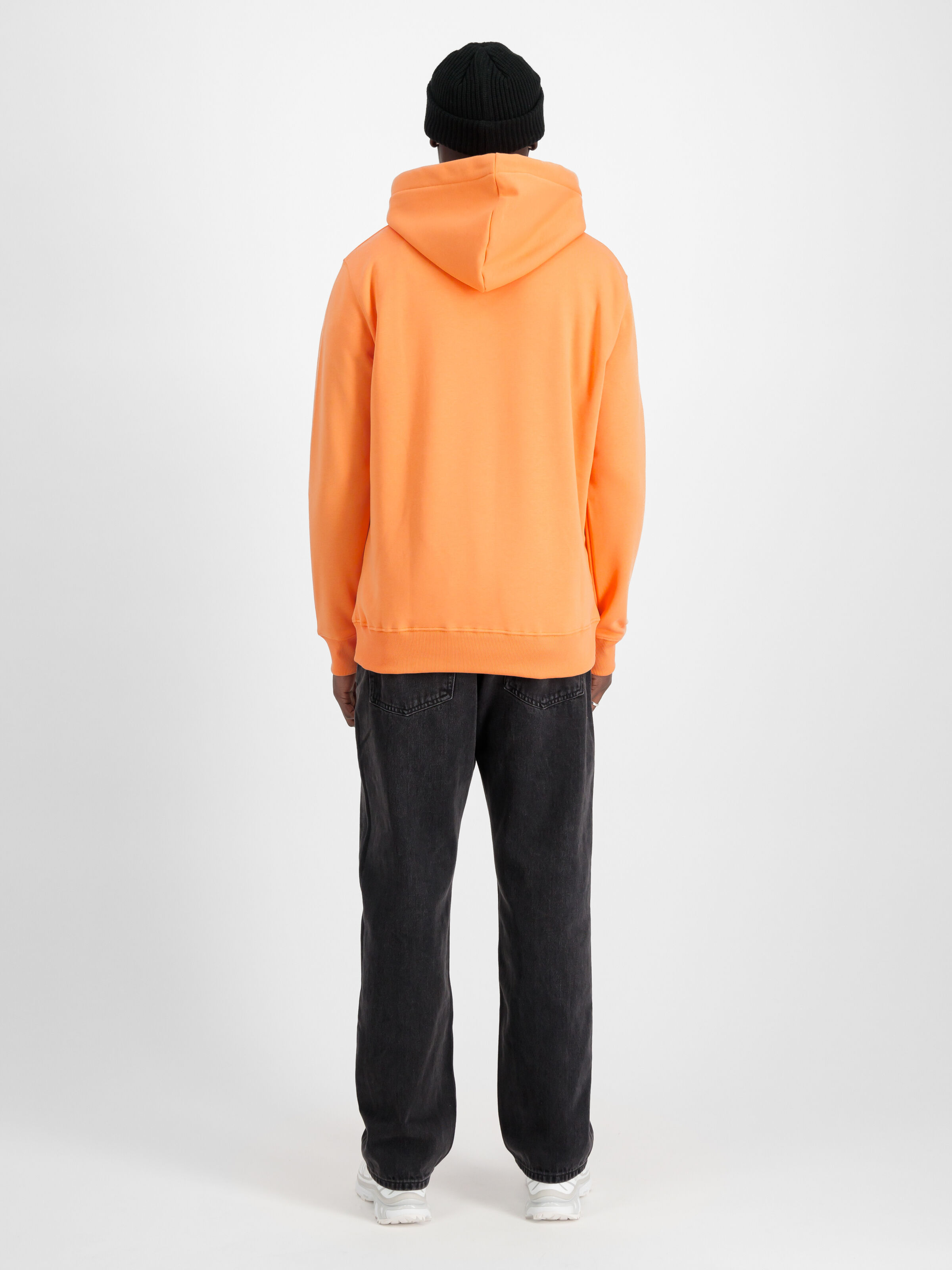 Basic Small Logo Hoodie tangerine 196318_710_00003_213444