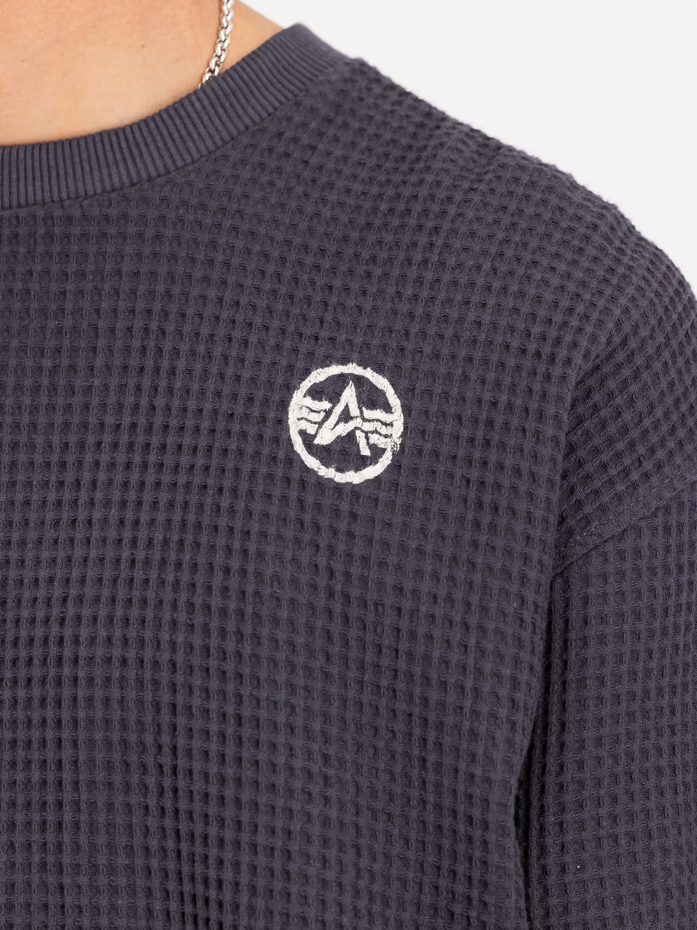 Studio Waffle Sweatshirt ultra navy 258300_697_3_detail_00001_172867