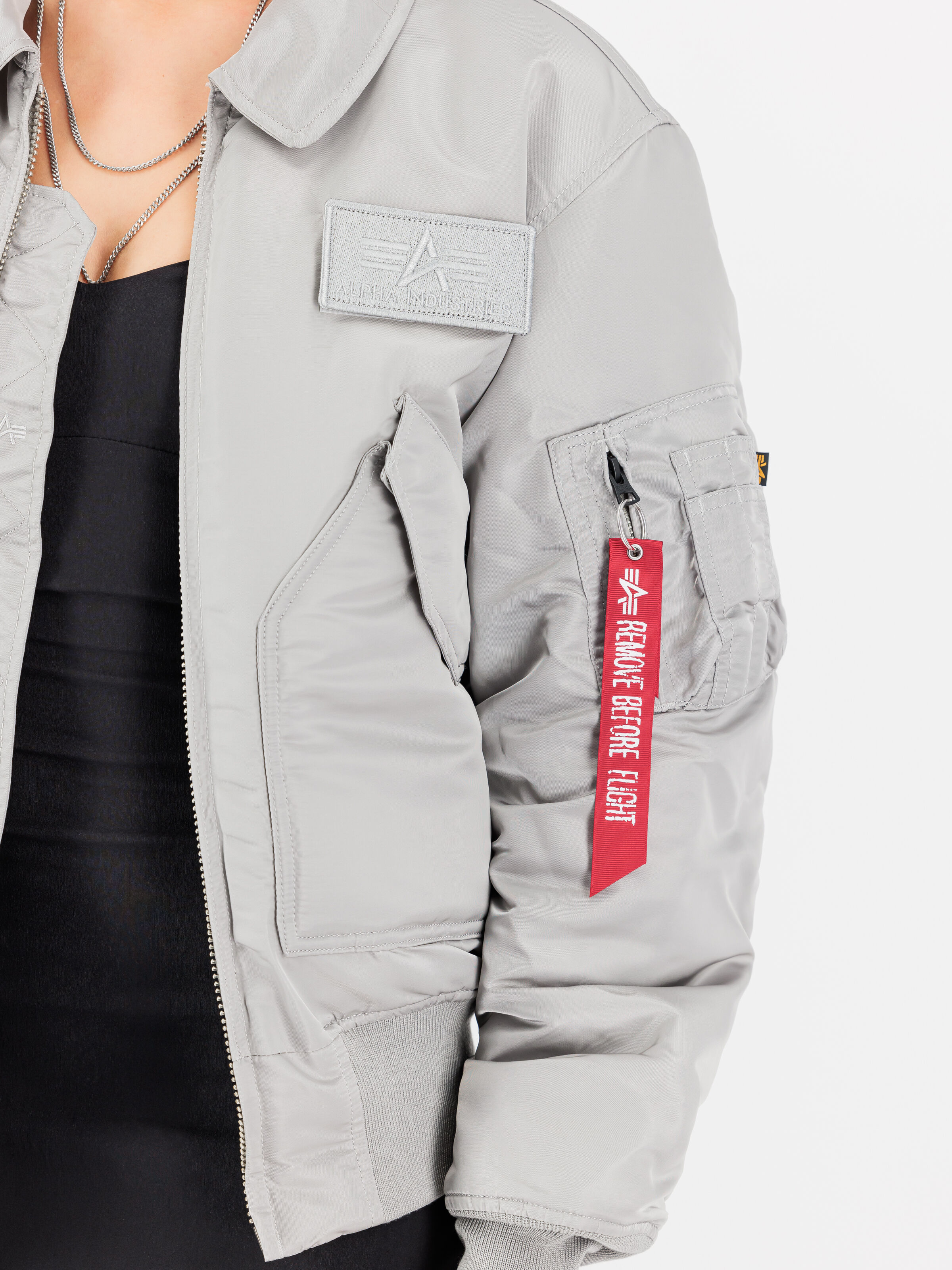 CWU-45 Heritage Bomber Jacket silver 100102_31_3_detail_00001_103764