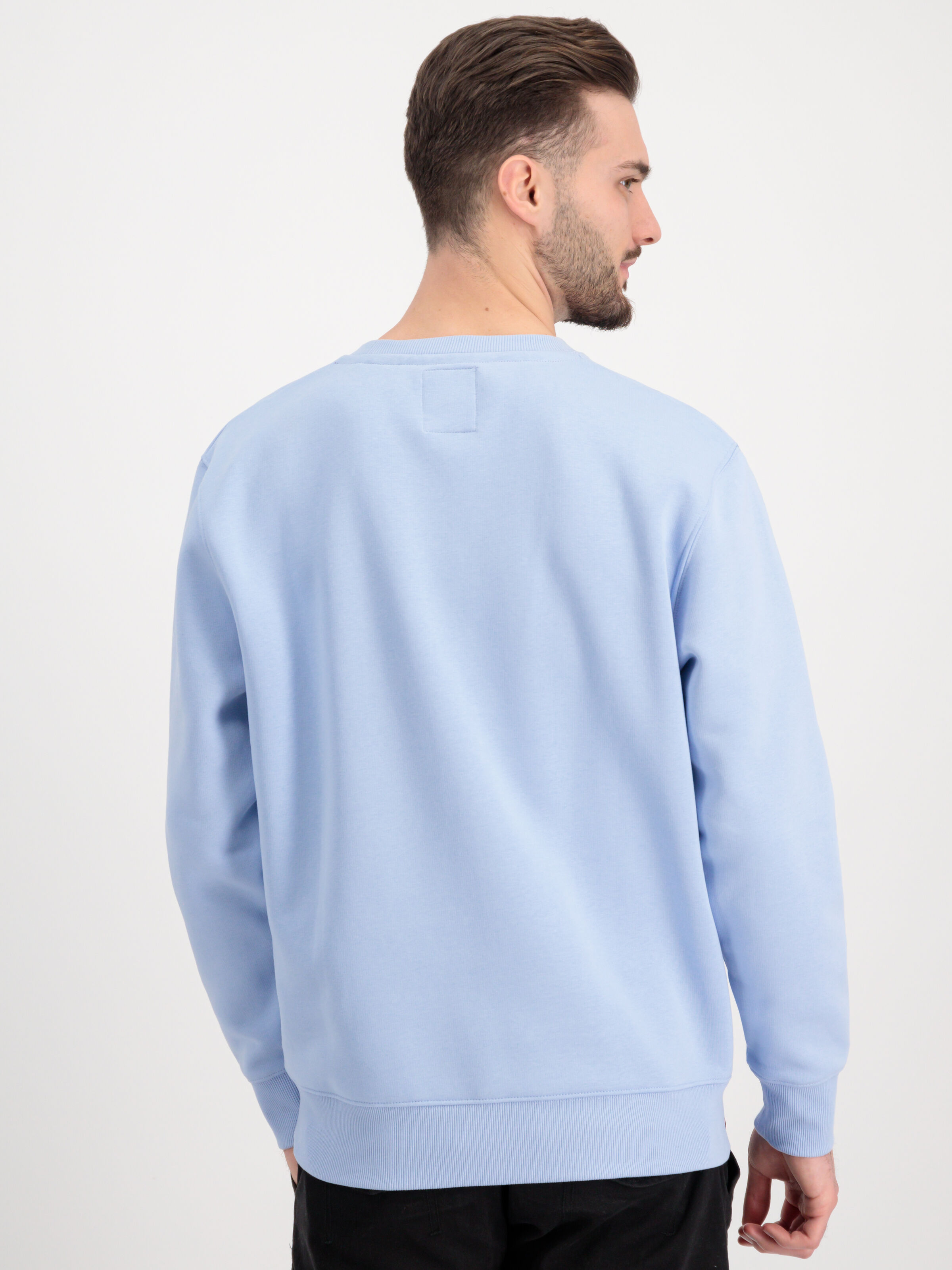 Basic Big Logo Sweatshirt light blue 178302_513_alpha_industries_basic_sweater_002_182746
