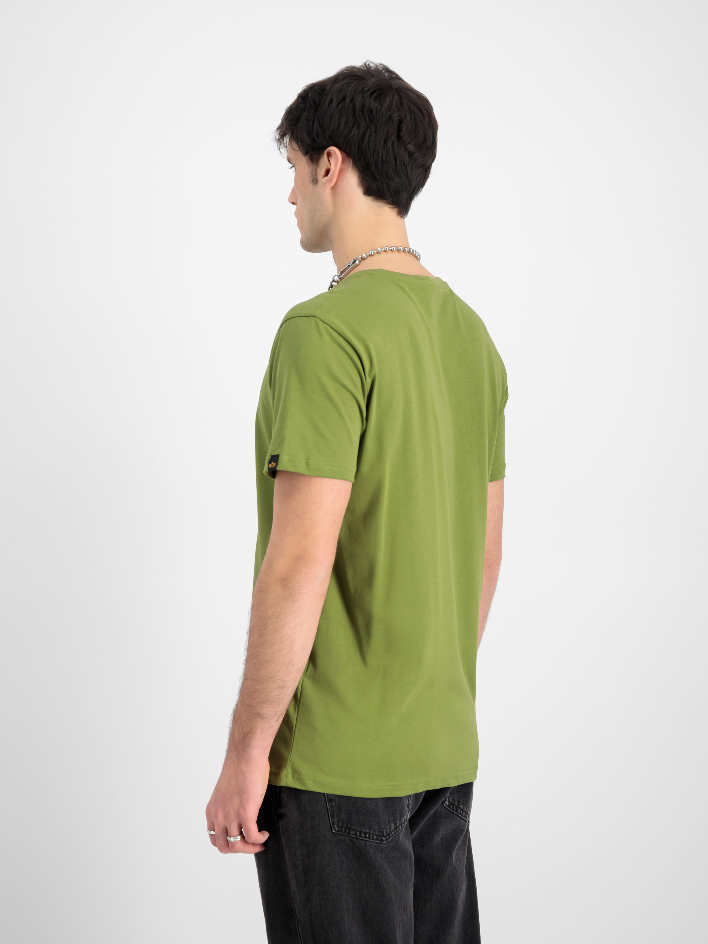 Grunge Logo T-Shirt moss green 146505_714_2_model_00004_182252