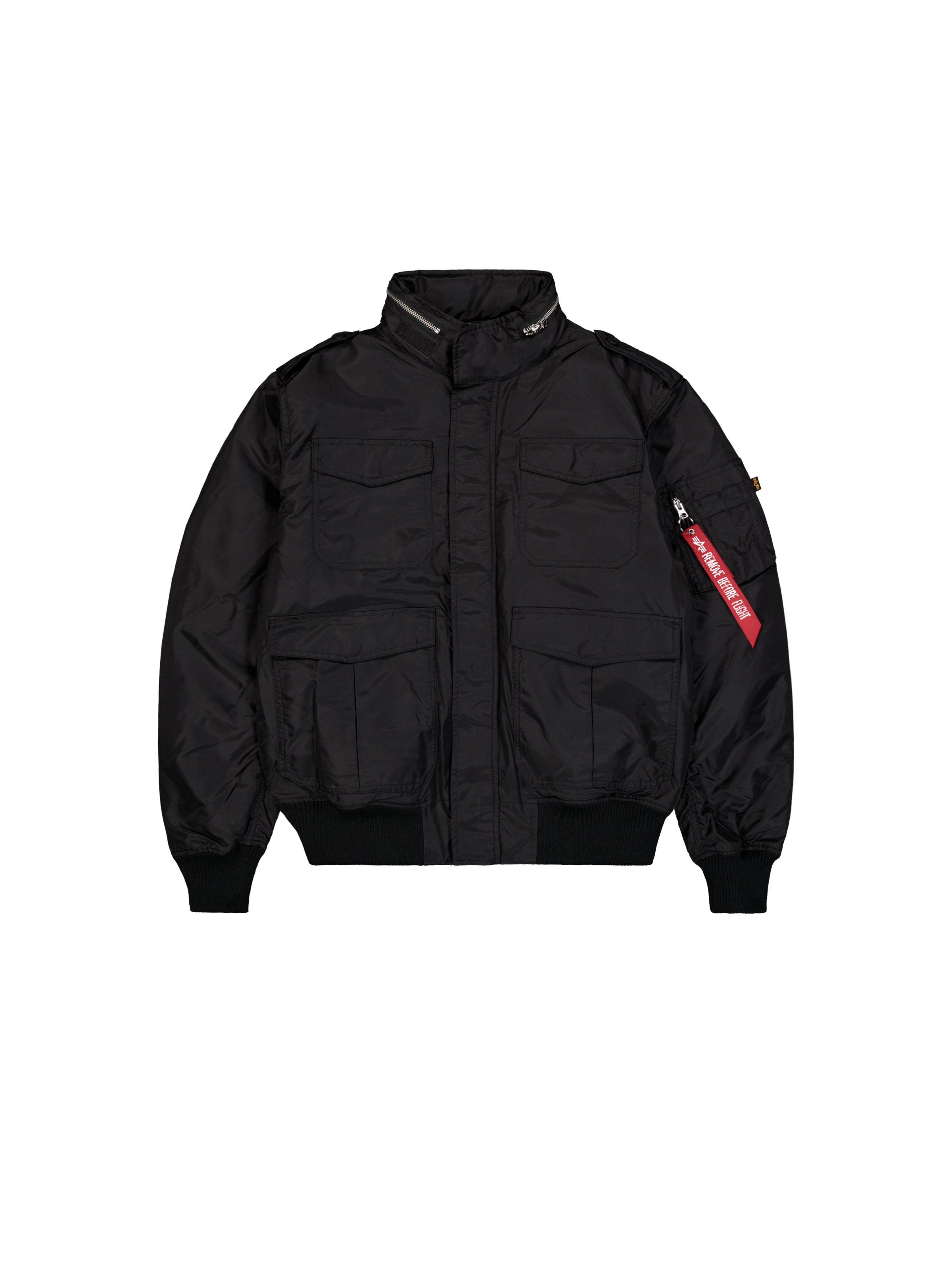 M-65 Hybrid Sherpa Field Jacket black 268134_03_1_flatlay_00001_227816.png