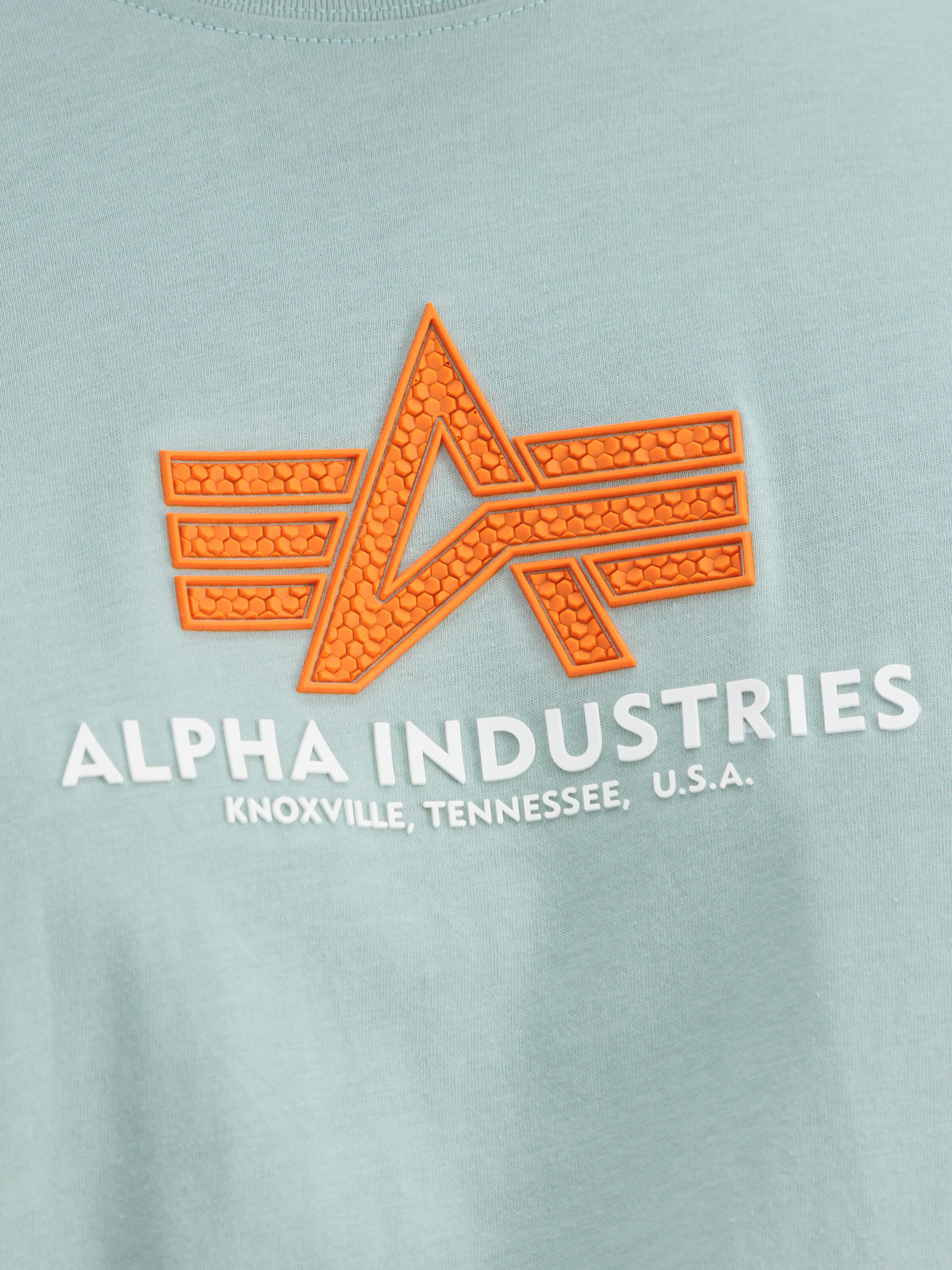 Basic Big Logo Rubber T-Shirt dusty green 100501RB_680_alpha_industries_basic_t_rubber_004_182347
