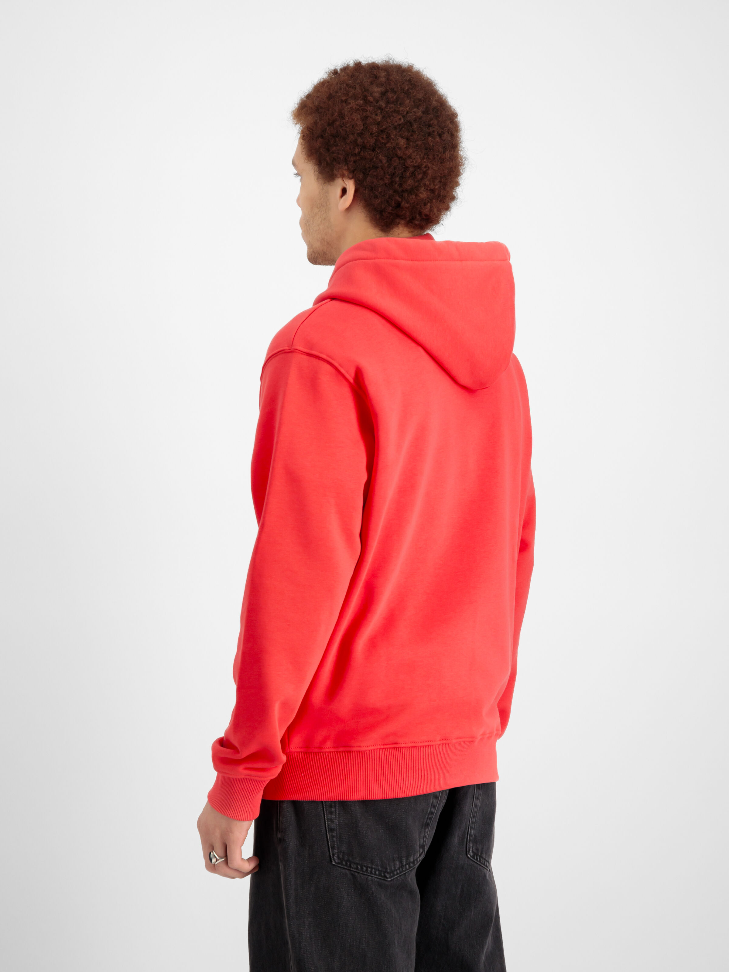 Basic Big Logo Hoodie radiant red 178312_711_2_model_00004_169408