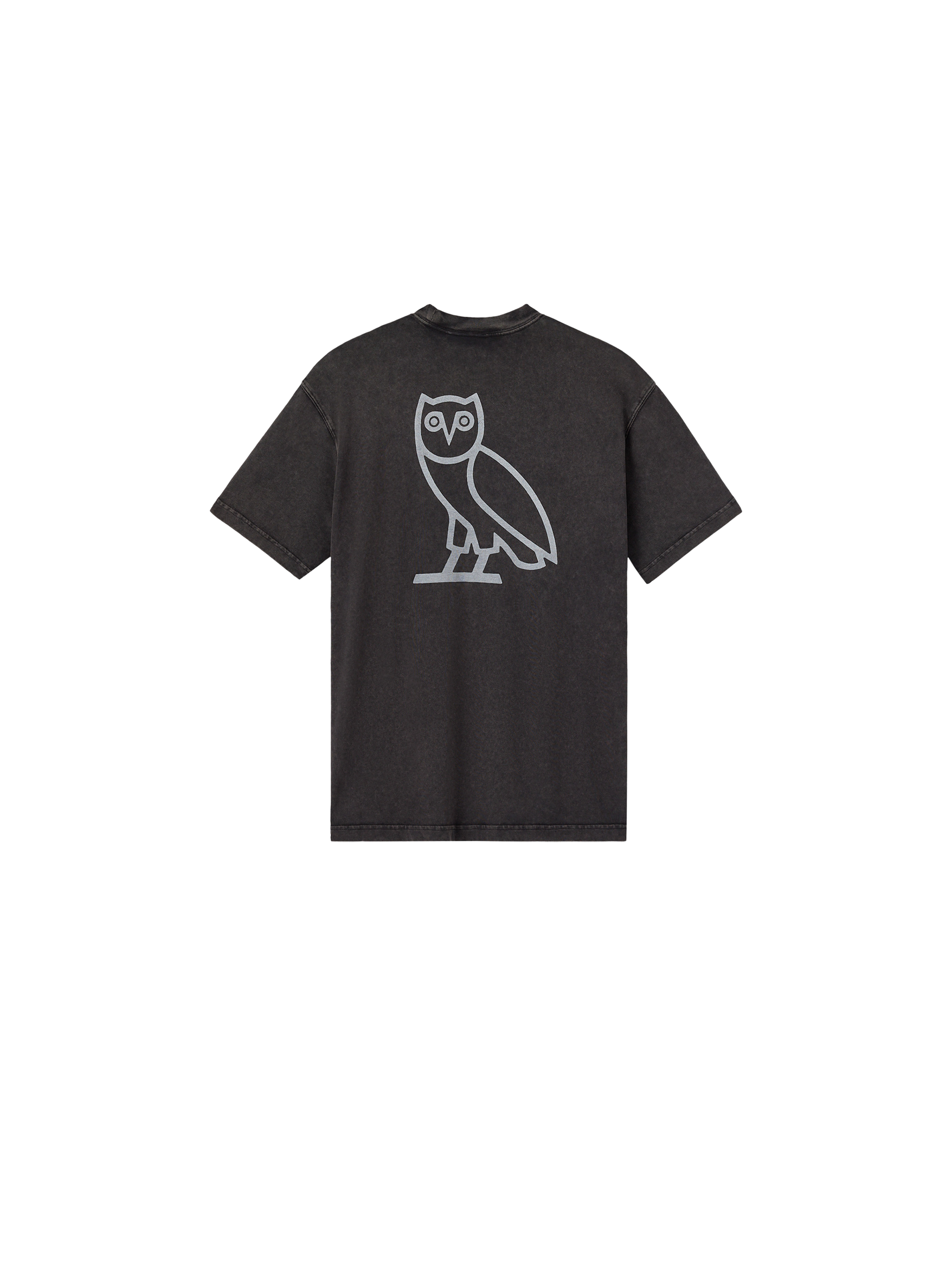 ALPHA x OVO Garment Dye Owl T-Shirt black/sand 258027_778_1_flatlay_00002_195948