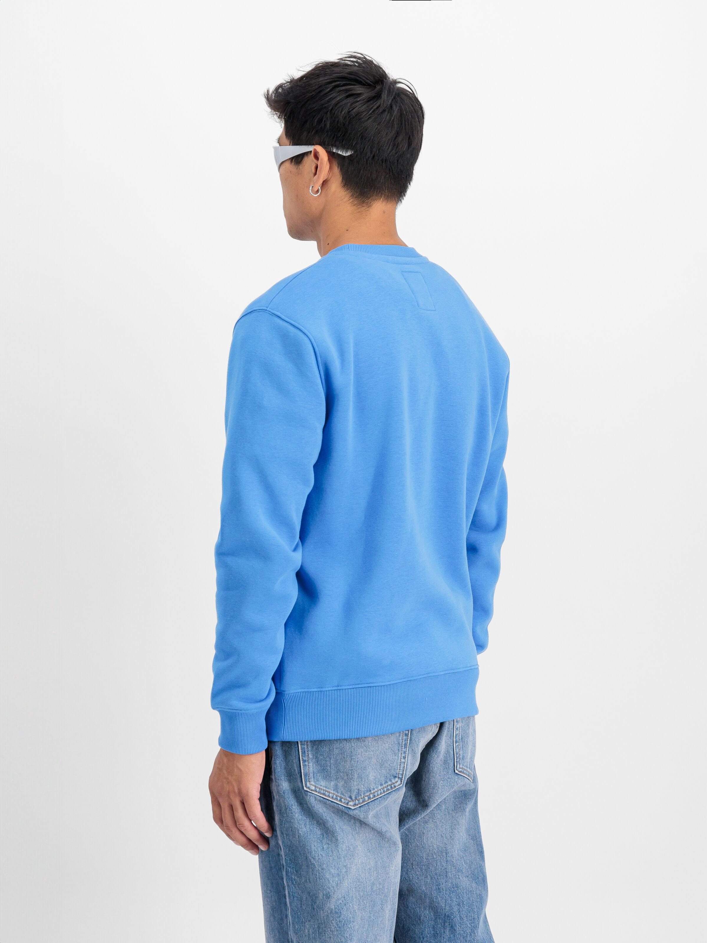 Basic Small Logo Sweatshirt mediteranian blue 188307_737_2_model_00004_118764