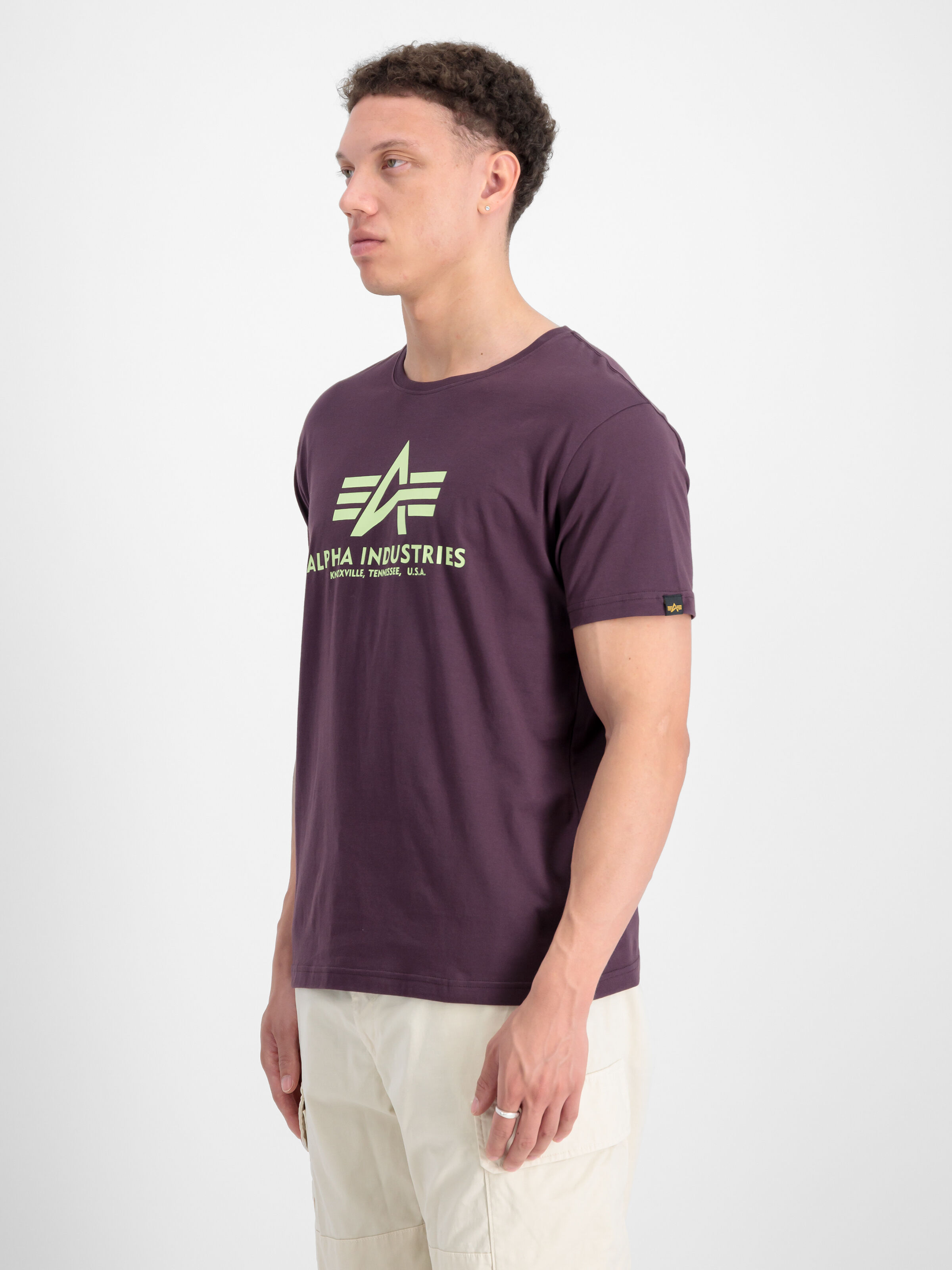 Basic Big Logo T-Shirt Plum 100501_719_2_model_00003_96853