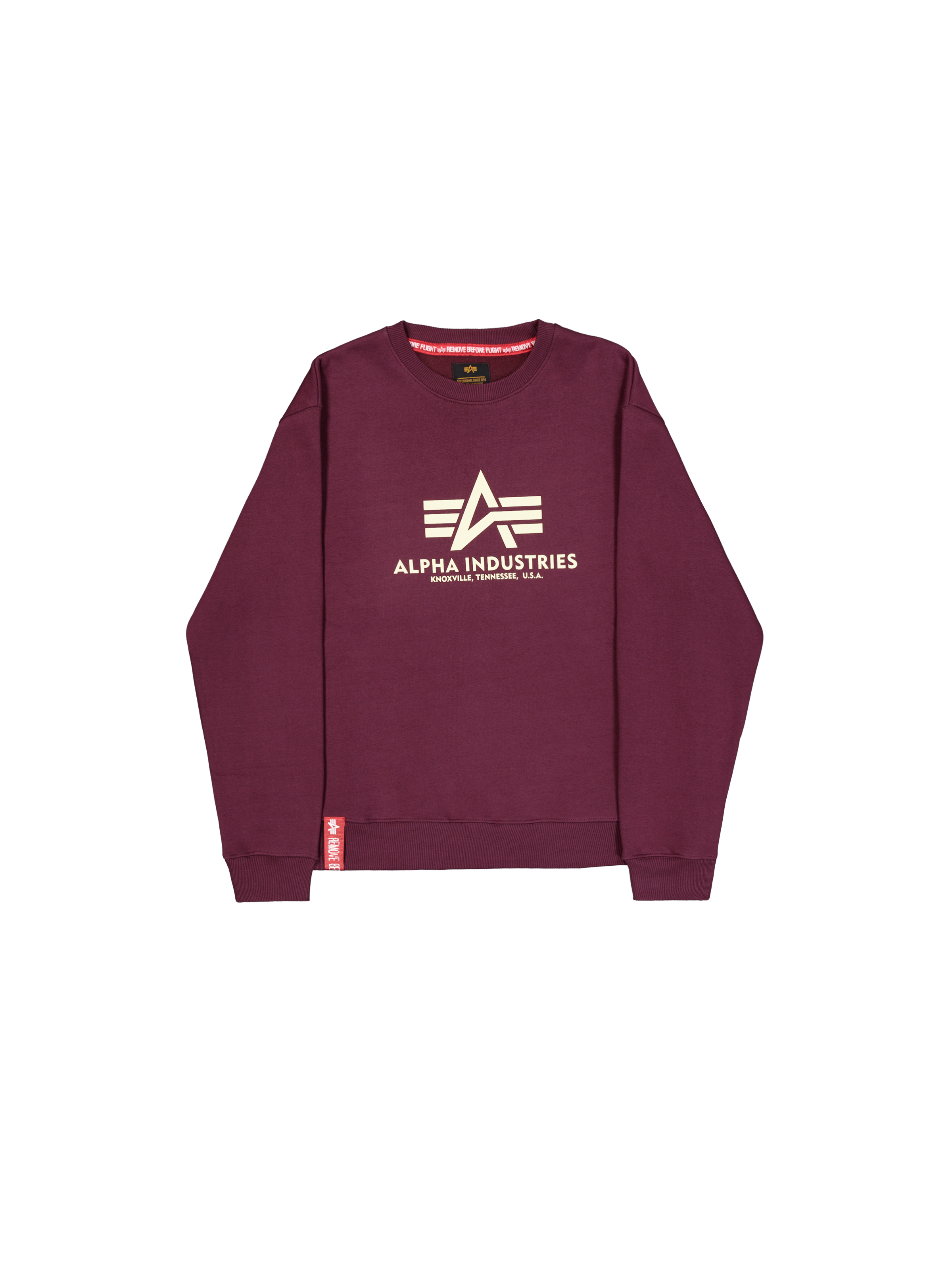 Basic Big Logo Sweatshirt dark cherry 178302_608_1_flatlay_00001_166308.png