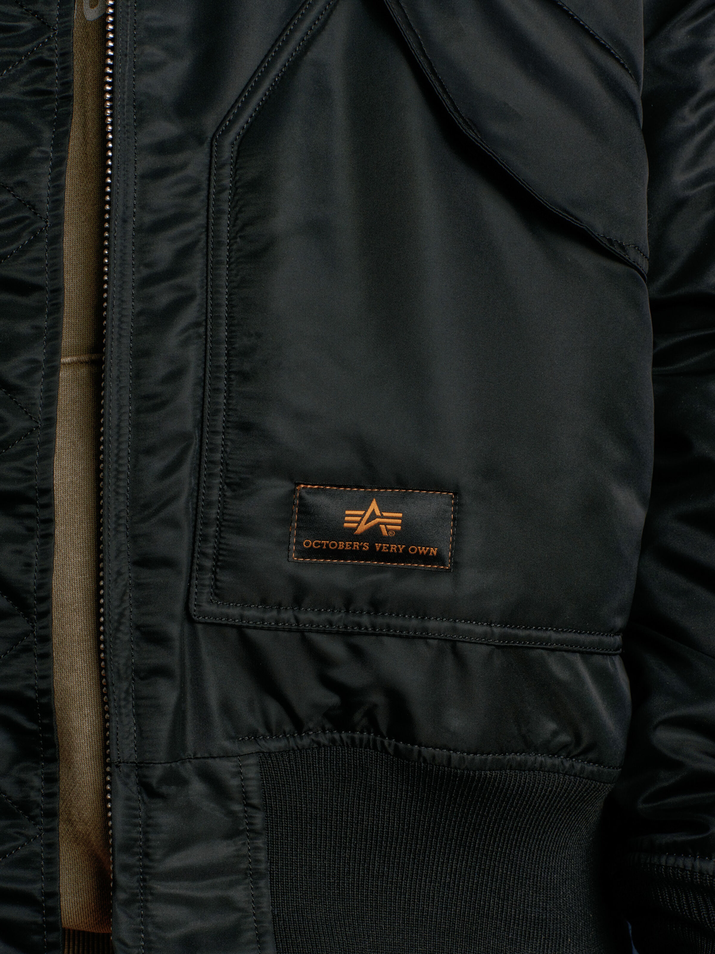 ALPHA x OVO CWU-45/P Bomber Jacket black 258001_03_3_detail_00002_195815