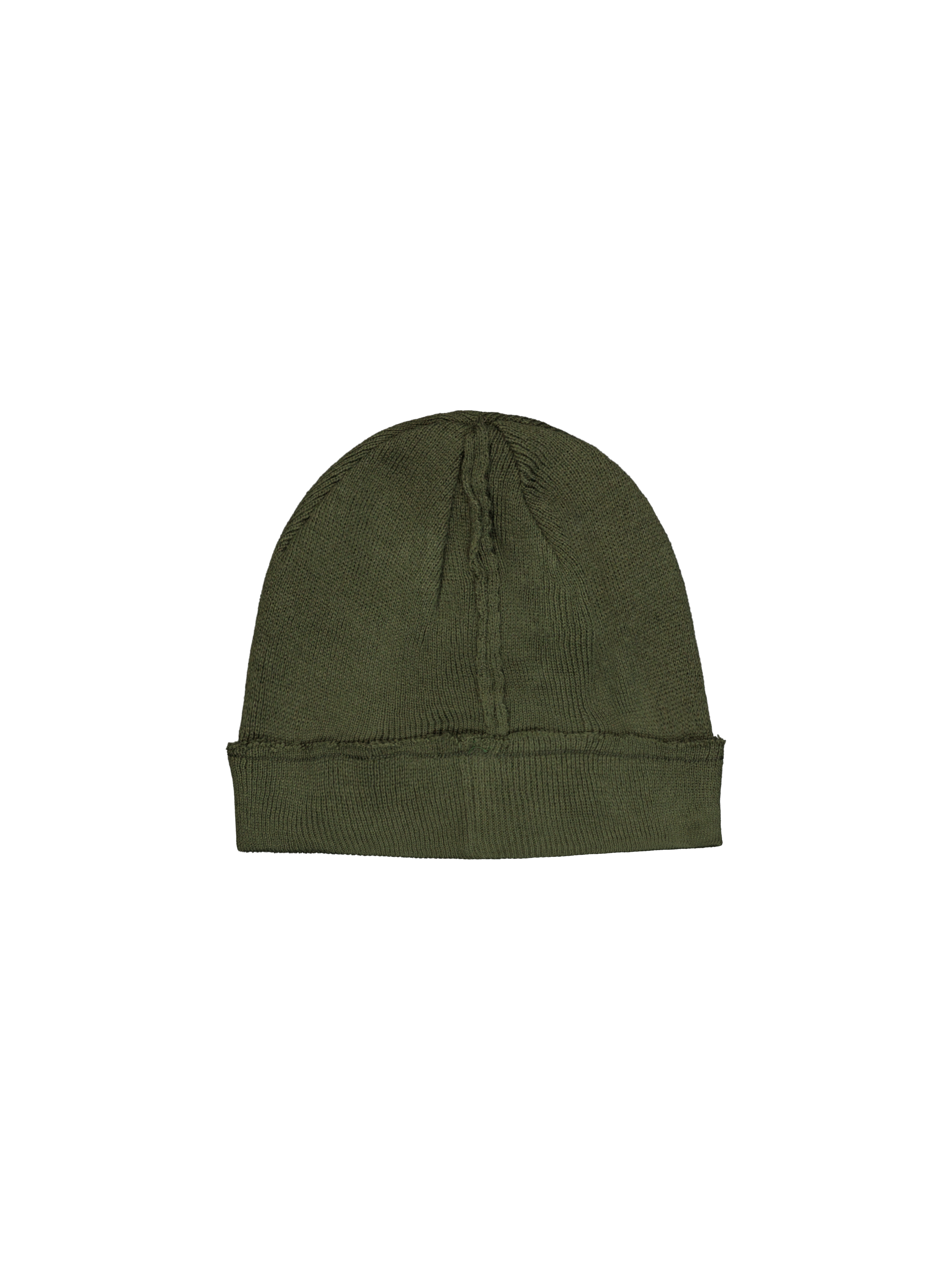 ALPHA x PROTOTYPES Raw Reverse Embroidery Beanie dark green 258956_257_1_flatlay_00002_223978