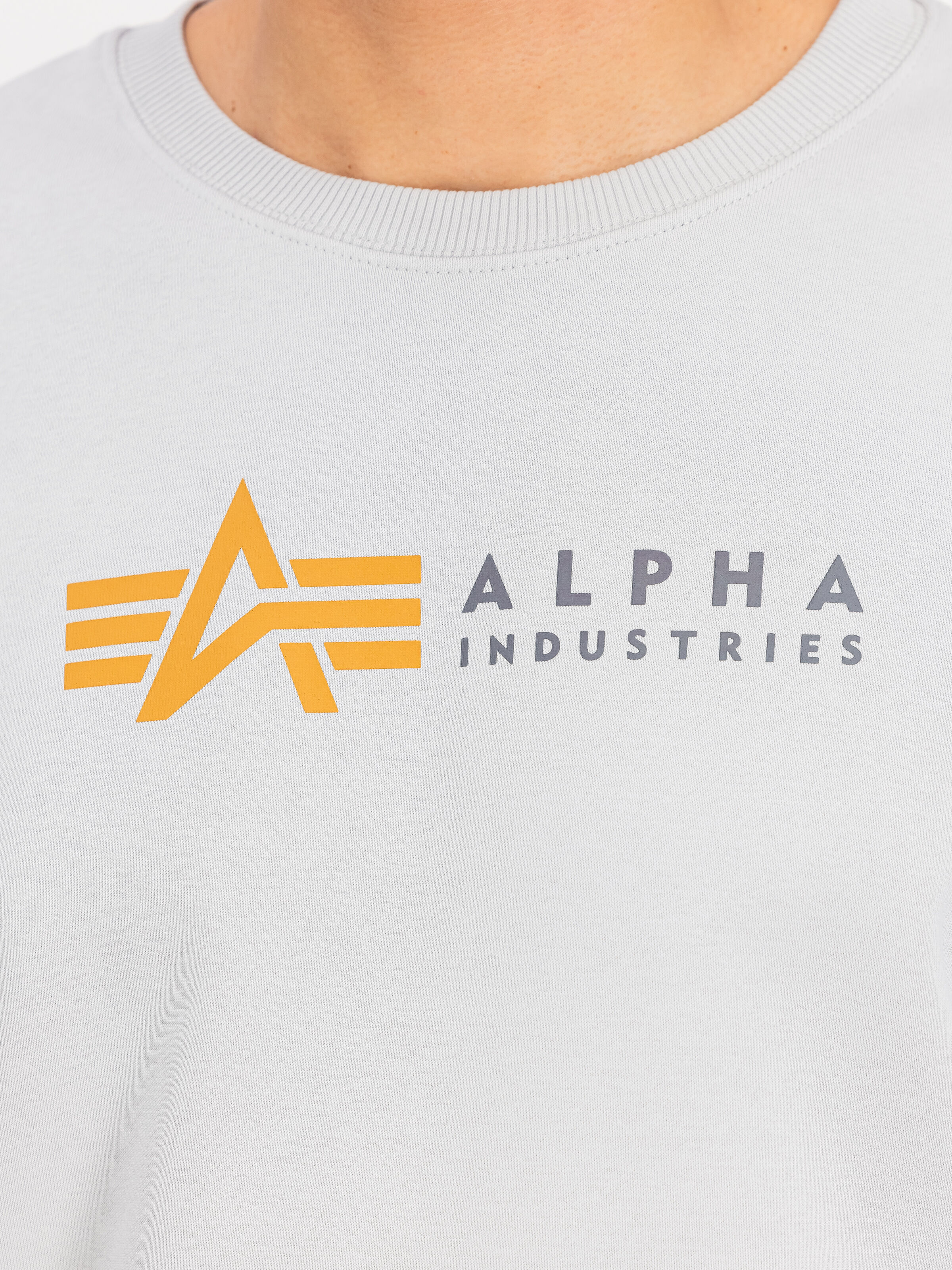 Alpha Label Sweatshirt pastel grey 118312_666_3_detail_00001_185465