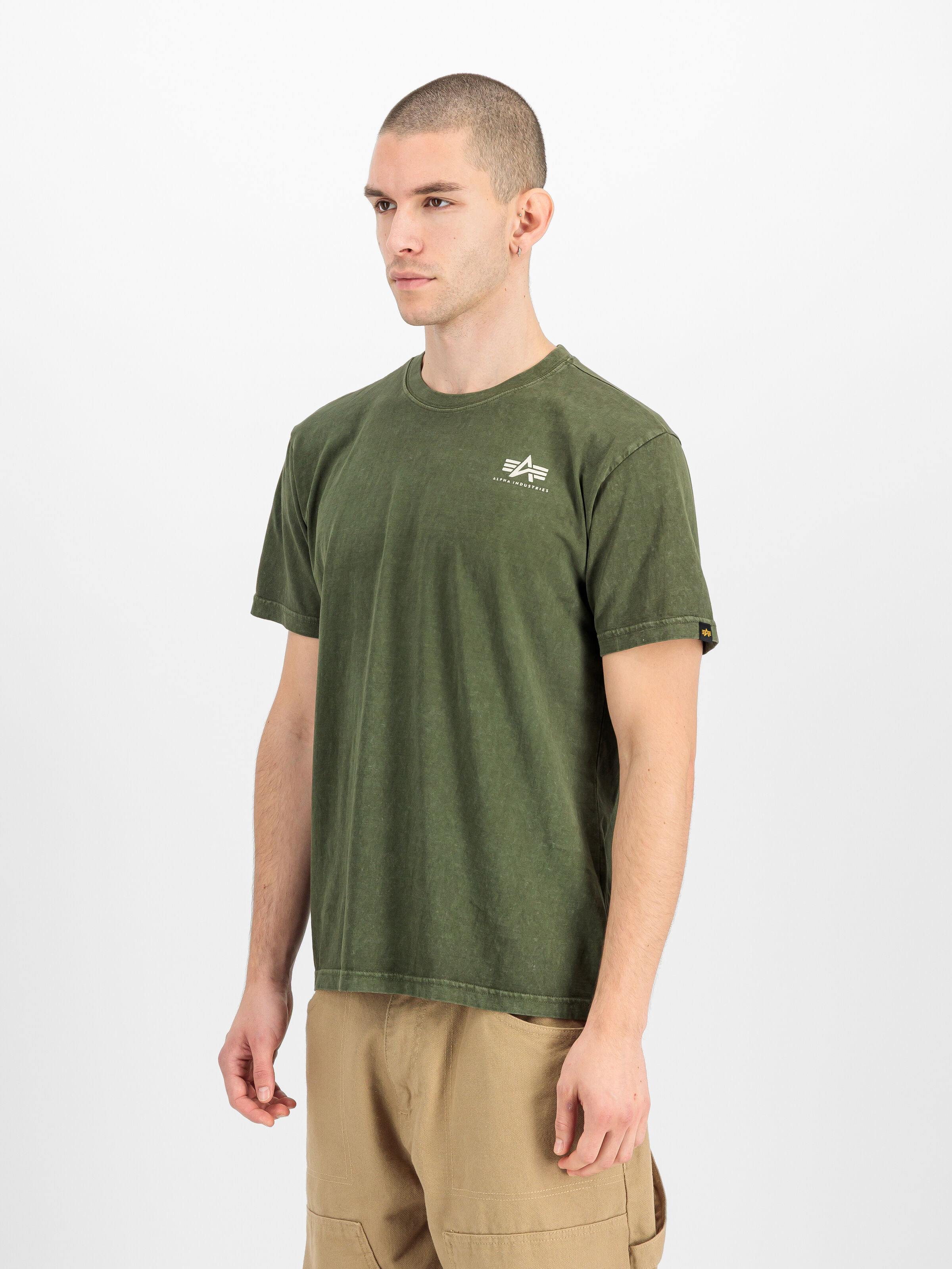 Vintage Backprint T-Shirt dark olive 258508_142_2_model_00002_247307
