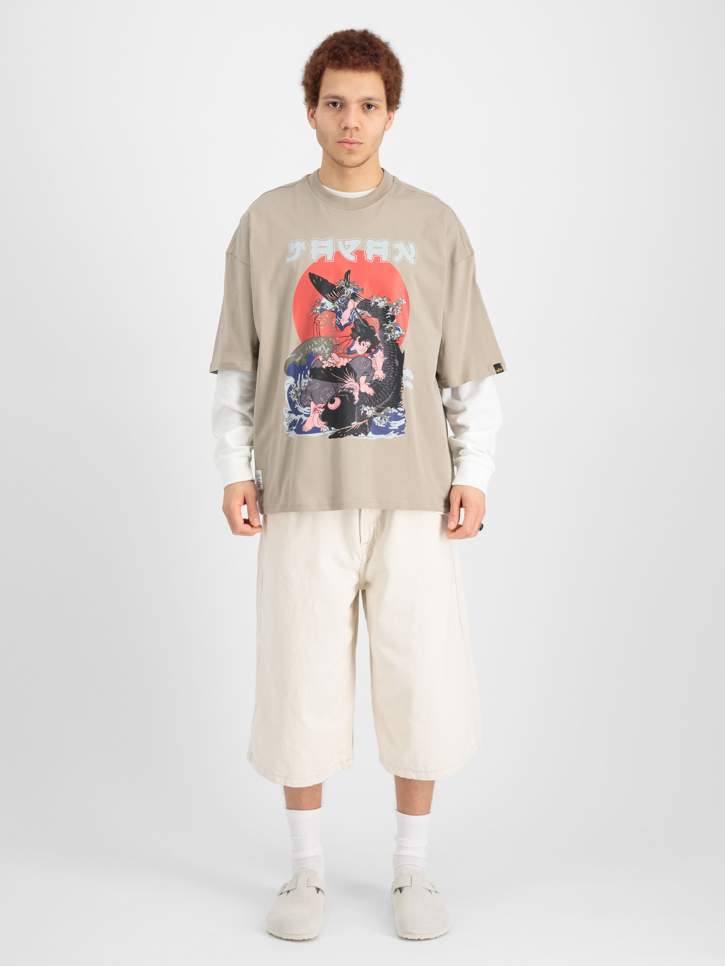 Japan Warrior T-Shirt vintage sand 146500_679_00001_181638