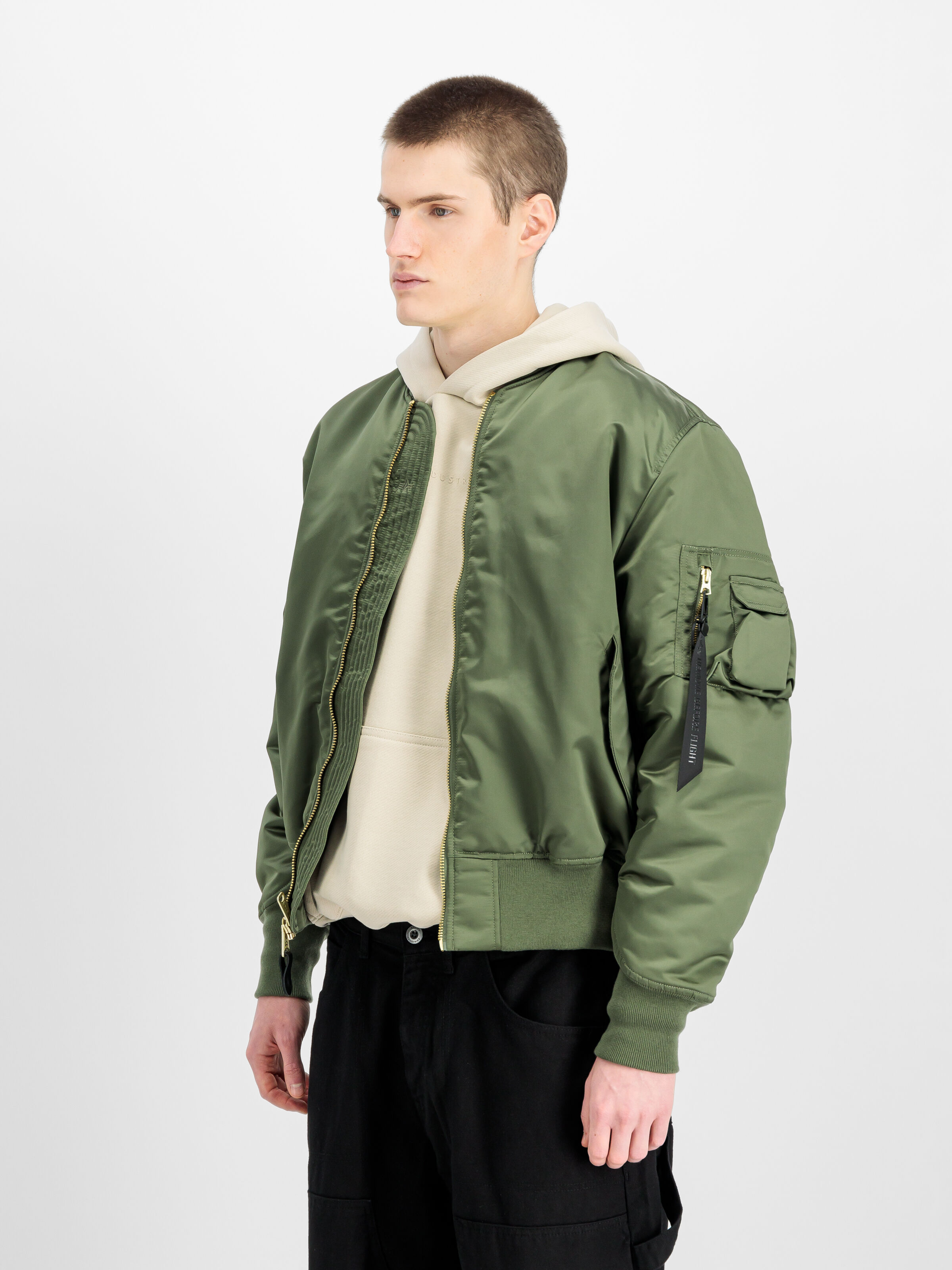 MA-1 Base Flight Bomber Jacket sage-green 756111_01_2_model_00003_155091