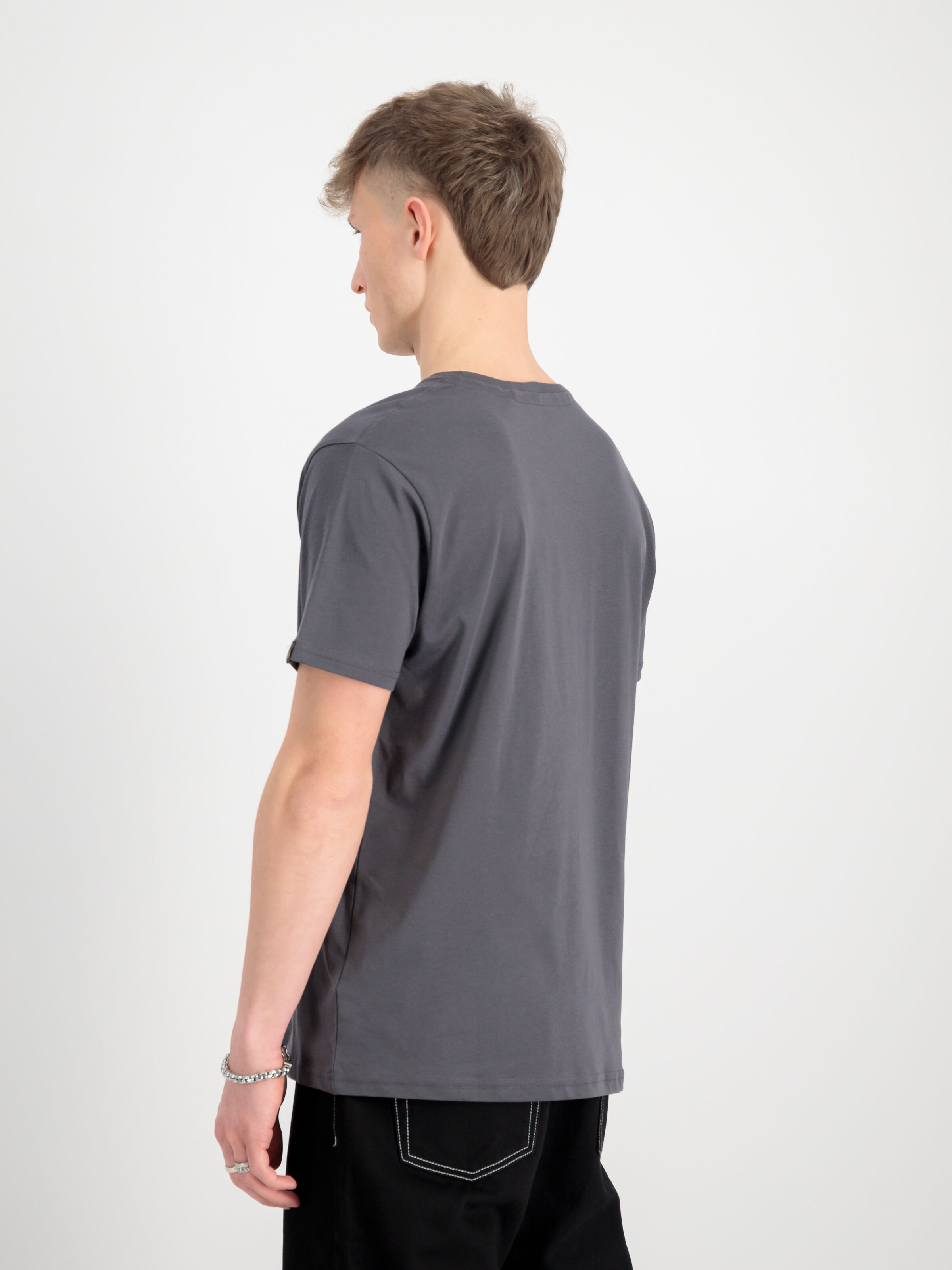 Alpha Puff Print T-Shirt vintage grey 146509_684_2_model_00004_129955