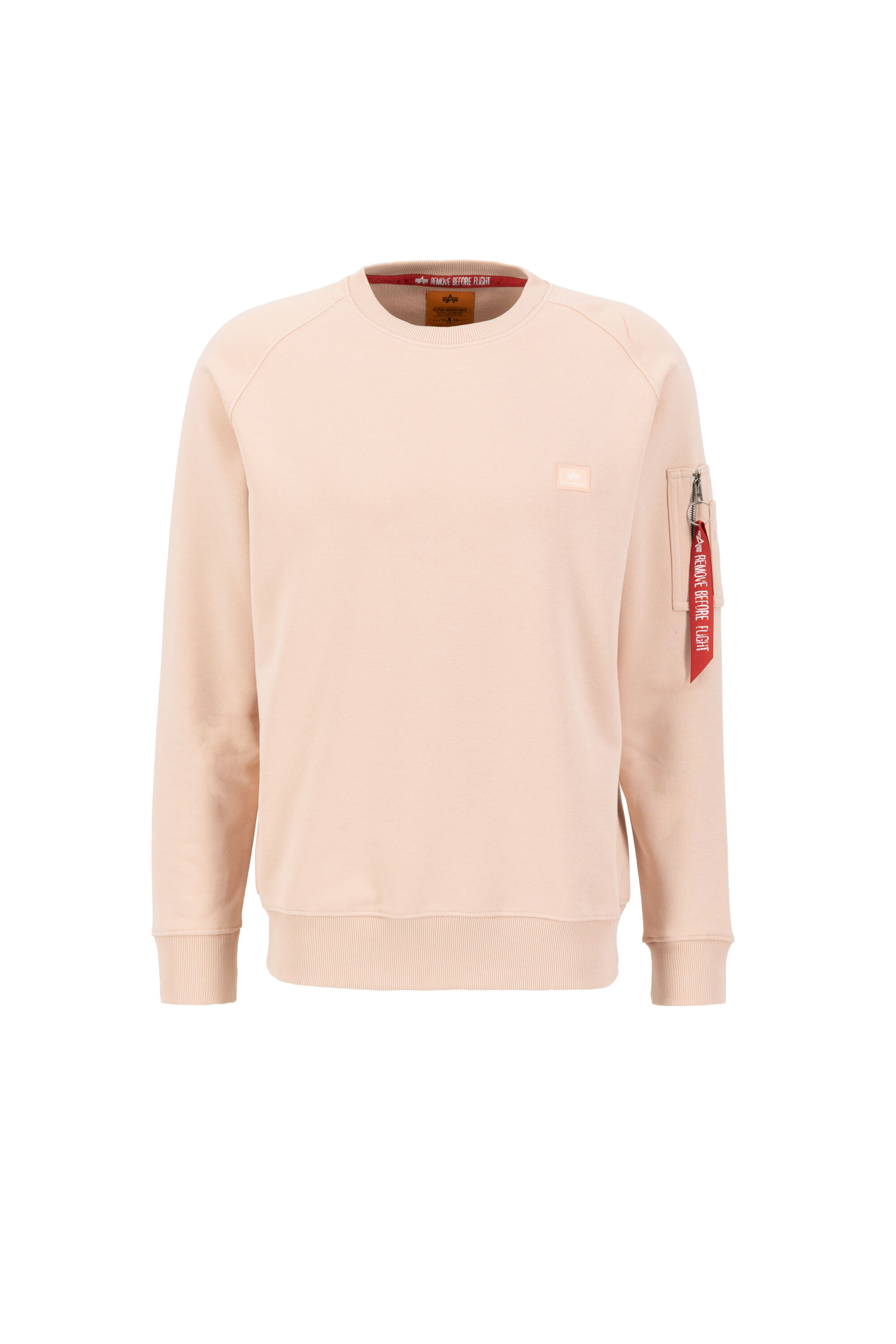 X-Fit Sweatshirt pale peach 158320_640_alpha_industries_x_fit_sweat_bust_front_122984.jpg