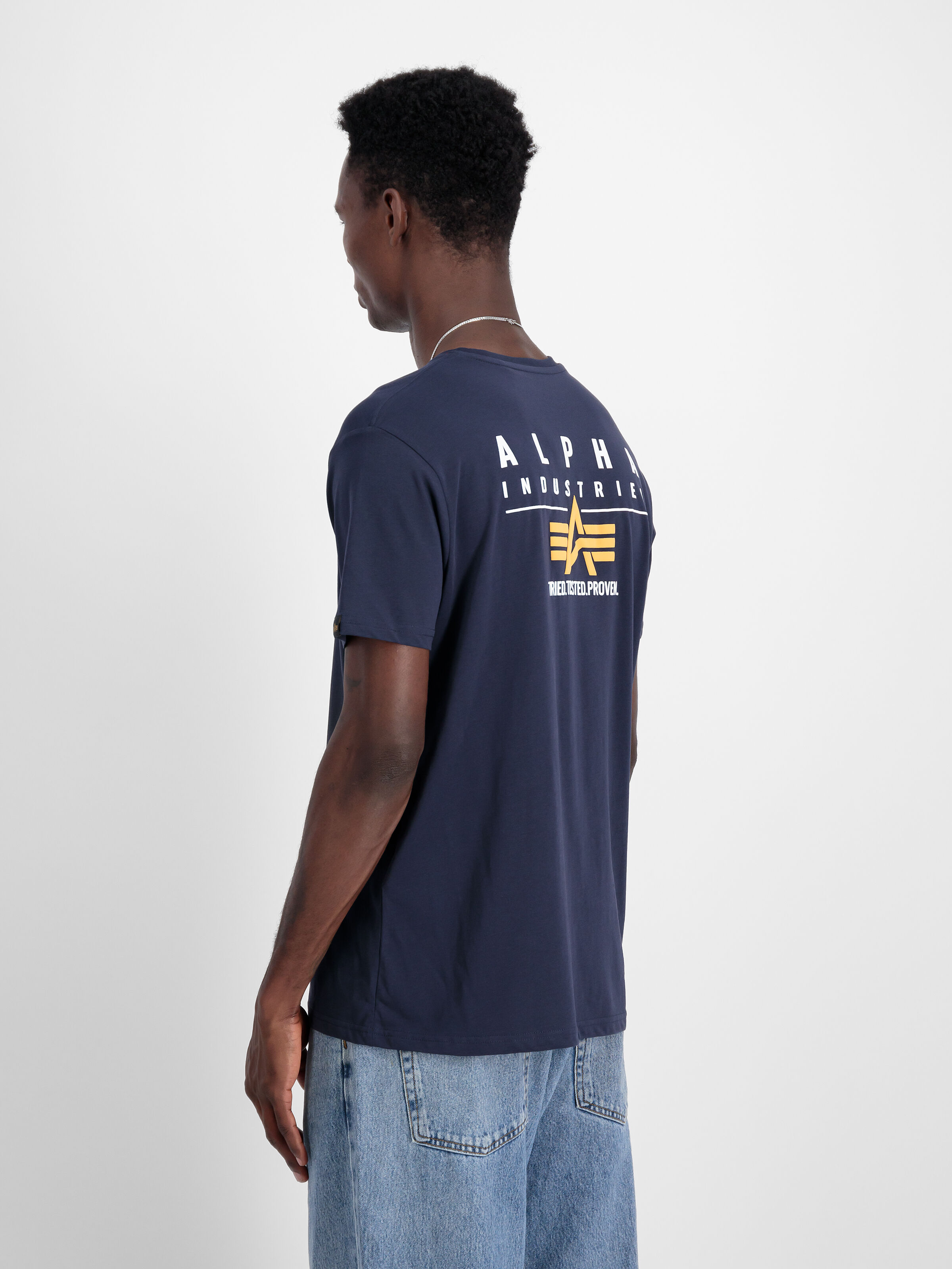 Puff Print Logo Backprint T-Shirt rep.blue 148521_07_2_model_00004_98136