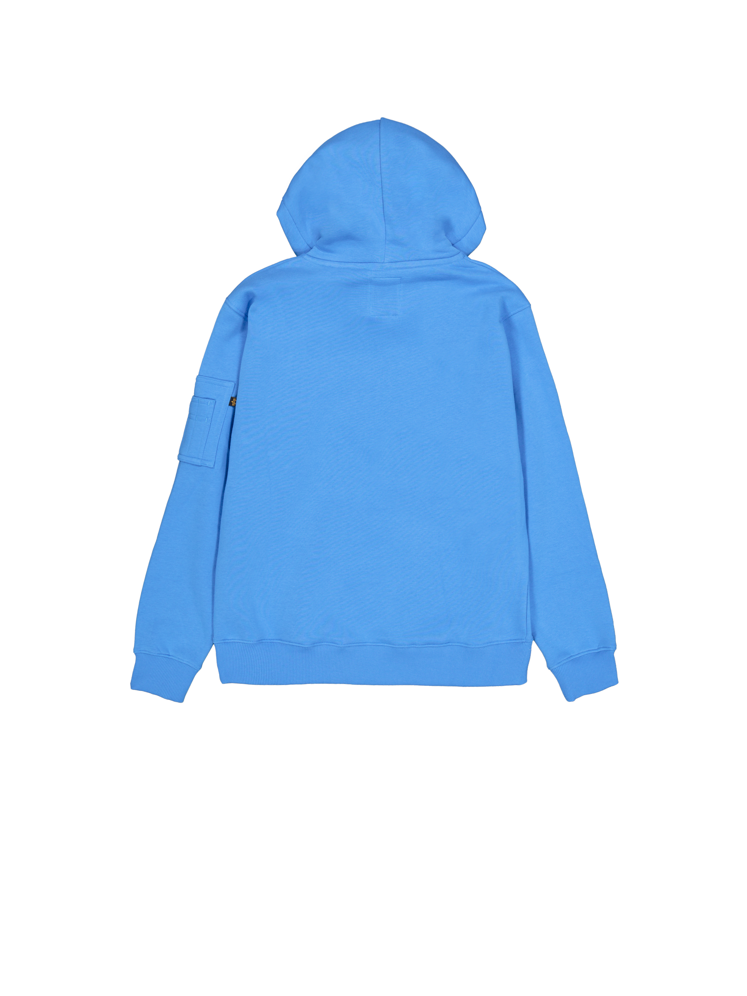 Basic Small Logo Zip Hoodie mediteranian blue 118342_737_1_flatlay_00002_118622