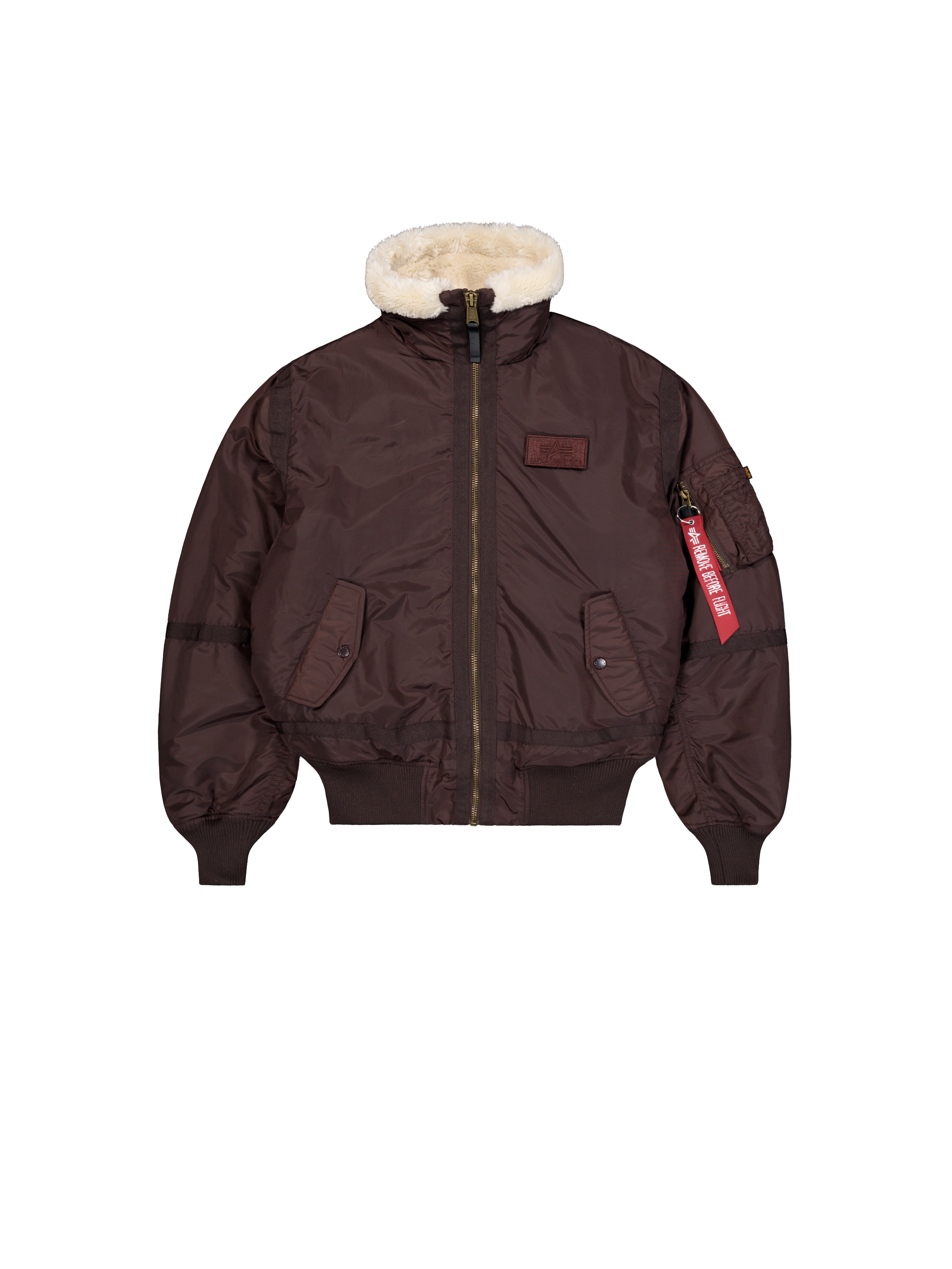 B-15 III TT Two Tone Bomber Jacket hunter brown 198122_696_1_flatlay_00001_166795.png