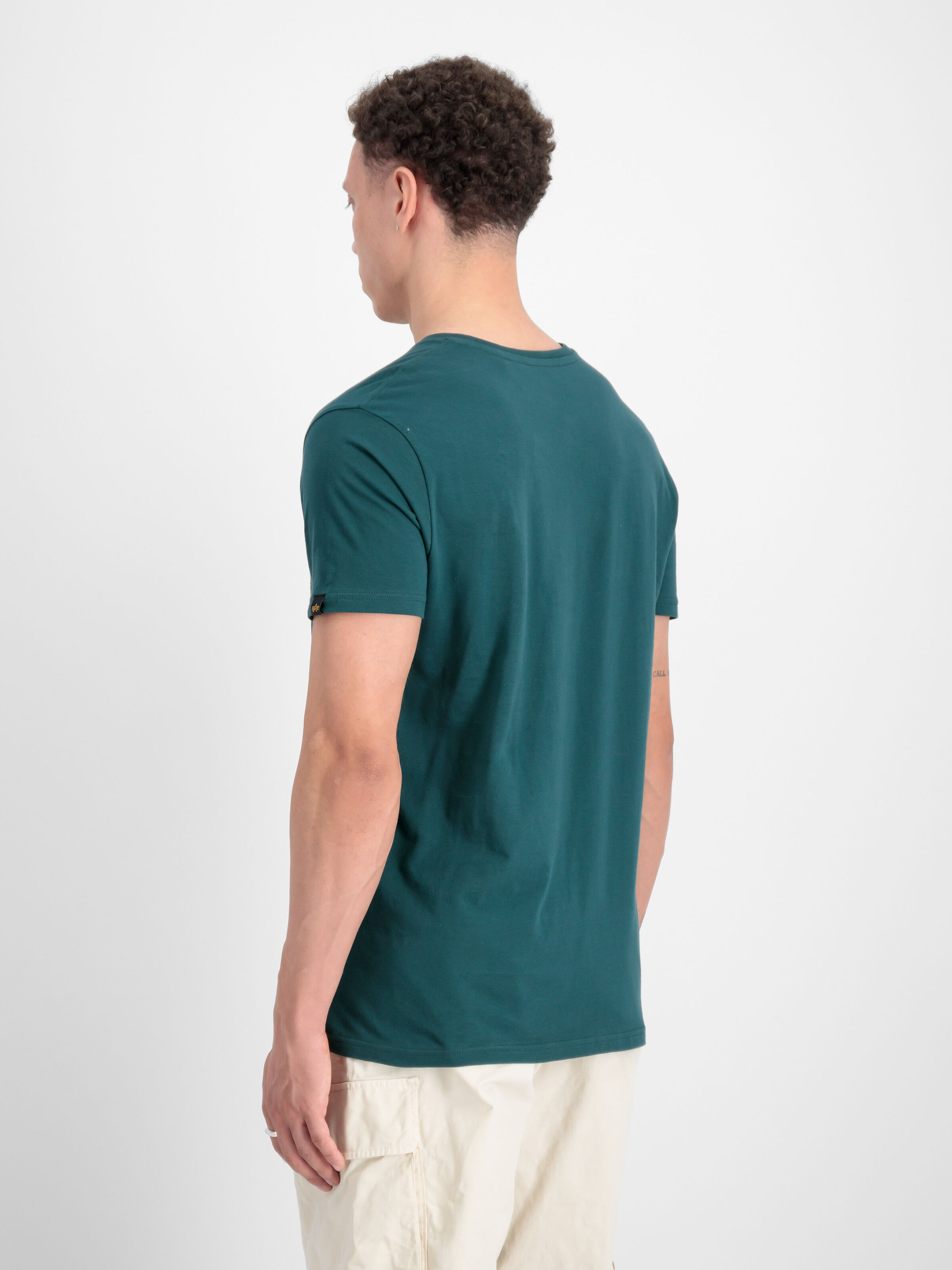 Alpha Label T-Shirt Force Green 118502_720_2_model_00004_112857