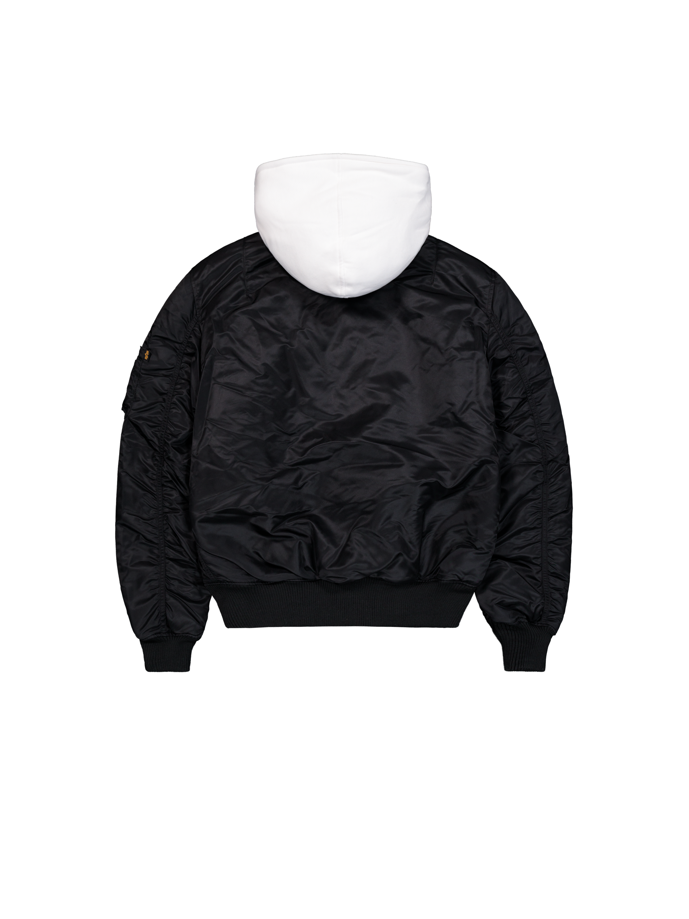 MA-1 D-Tec Sleeve Embroidery Bomber Jacket black/white 133104_95_1_flatlay_00002_125025