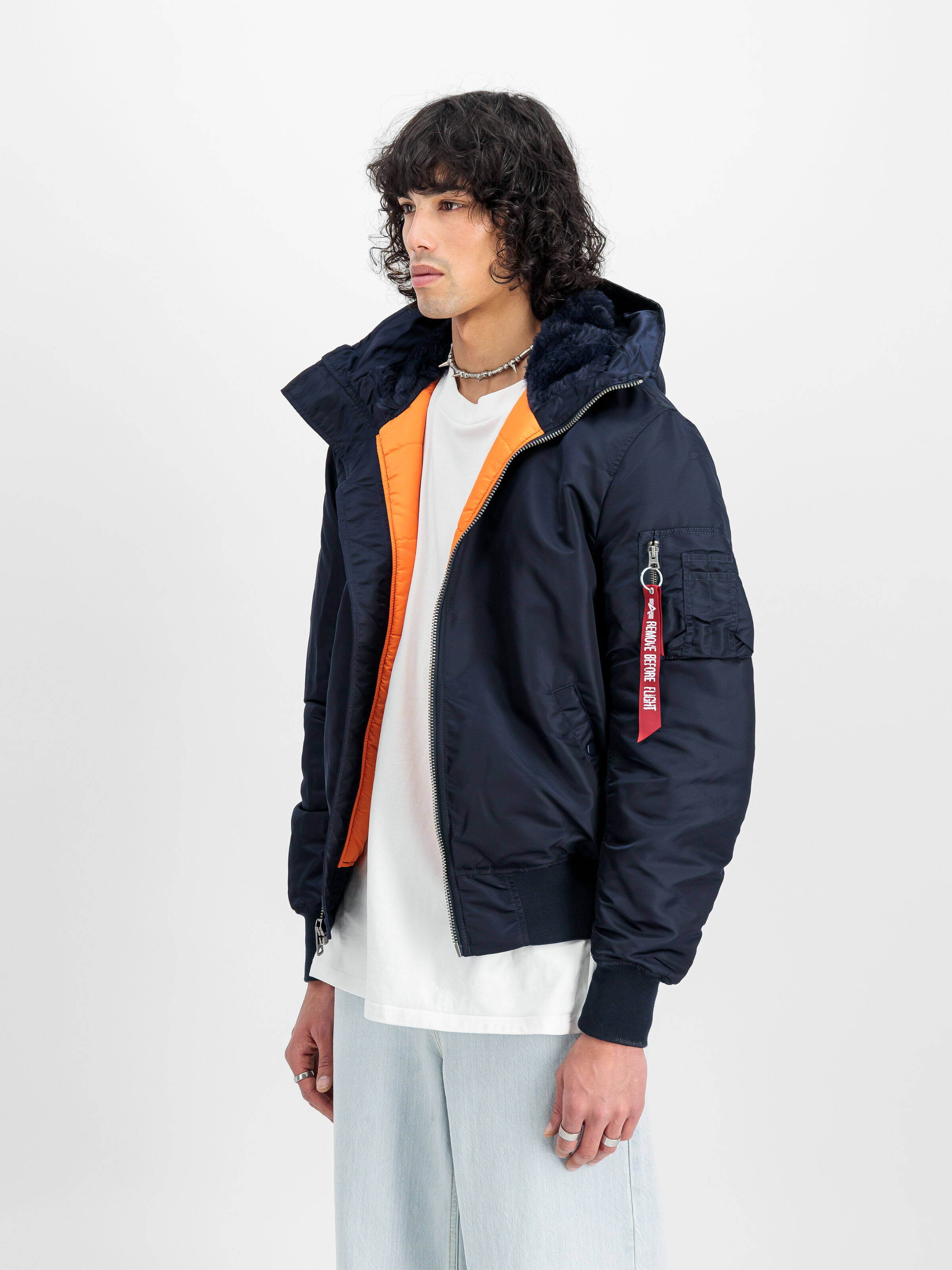 Alpha industries hooded jacket online