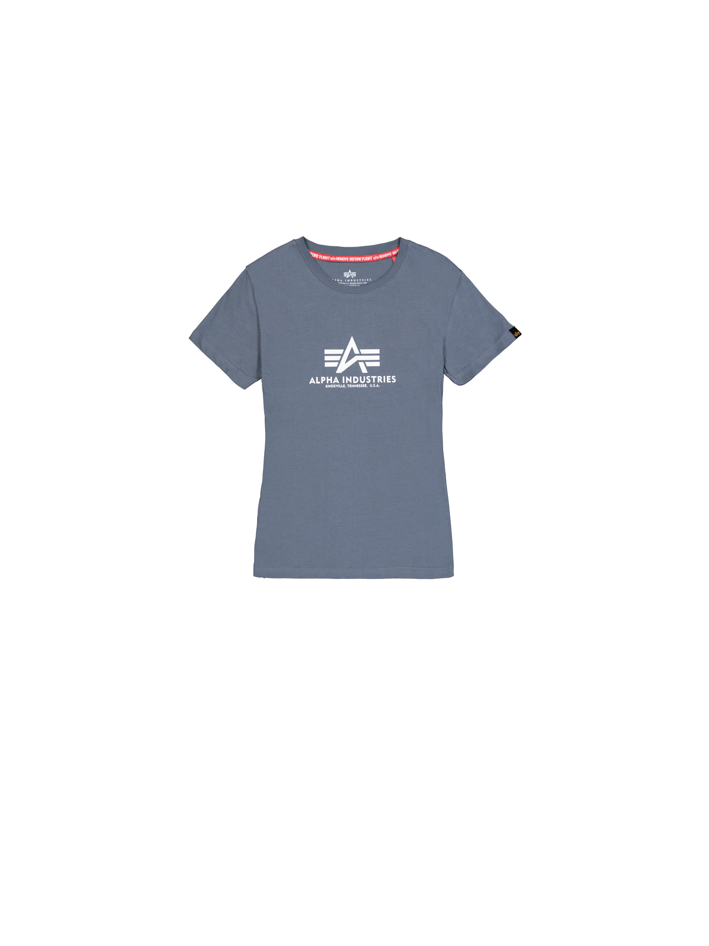 New Basic Big Logo T-Shirt Women denim blue 196051_439_1_flatlay_00001_166972.png