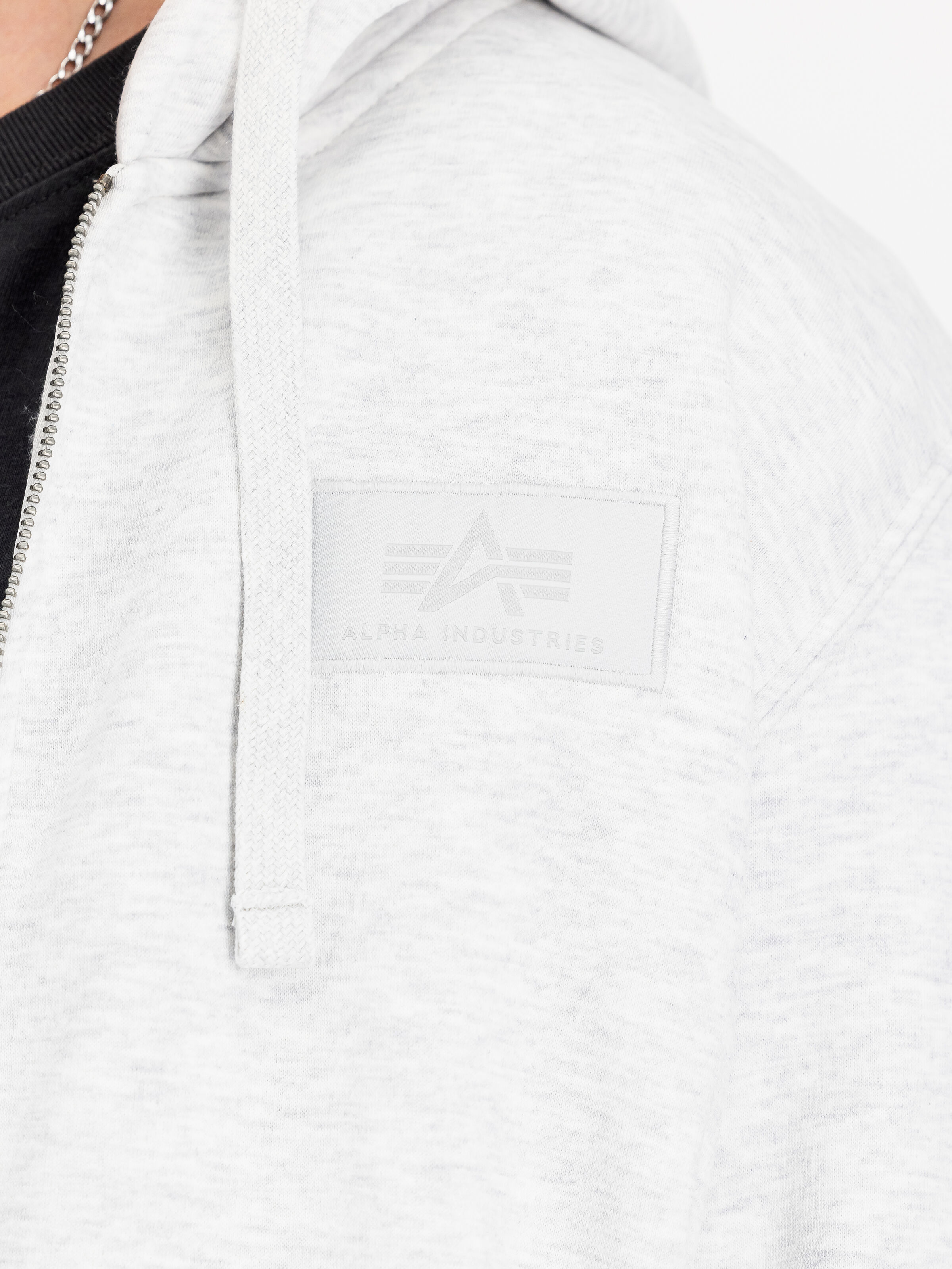 Backprint Zip Hoodie pastel grey melange 128342_752_3_detail_00001_173654