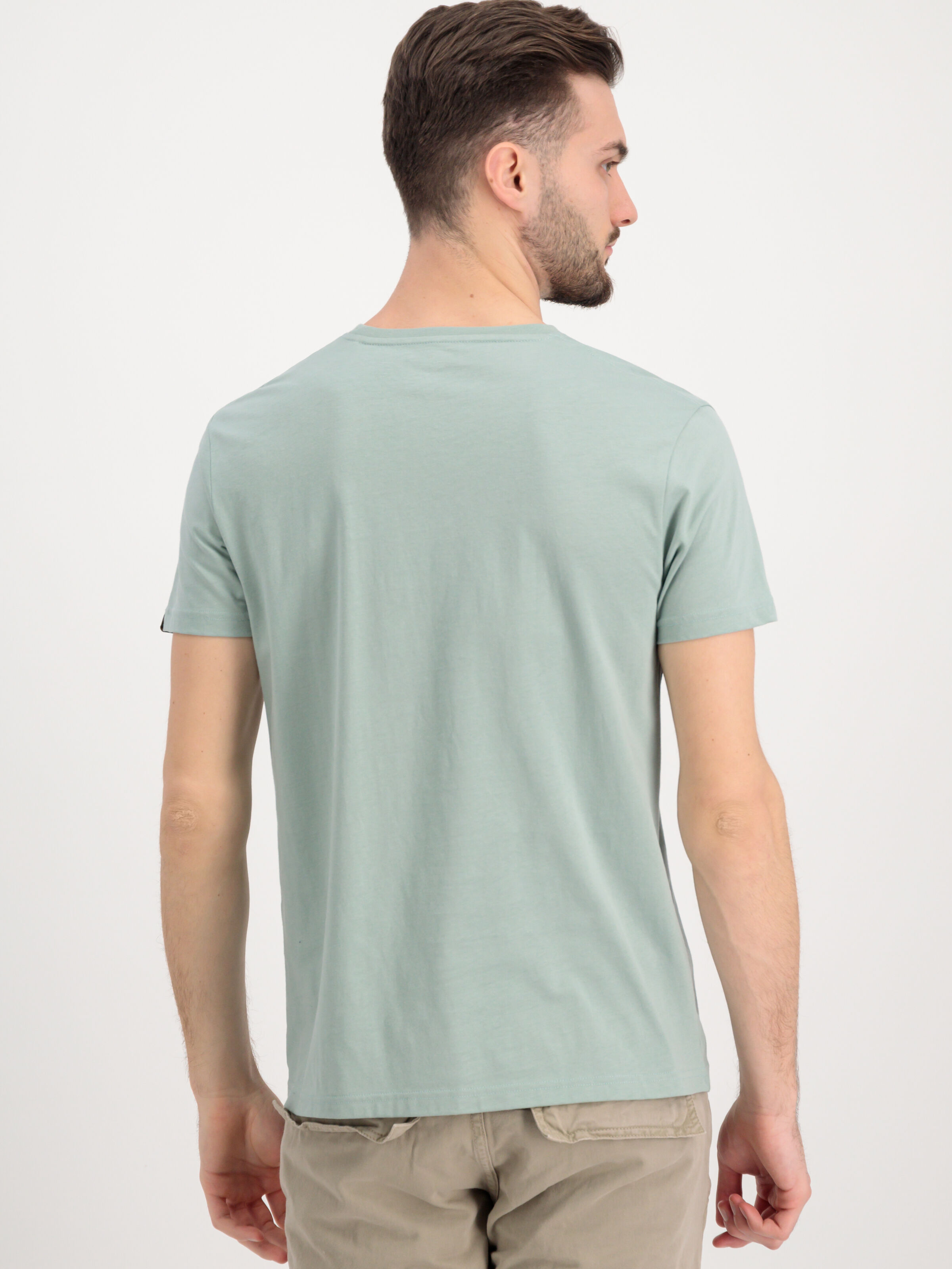 Basic Big Logo Rubber T-Shirt dusty green 100501RB_680_alpha_industries_basic_t_rubber_002_182346