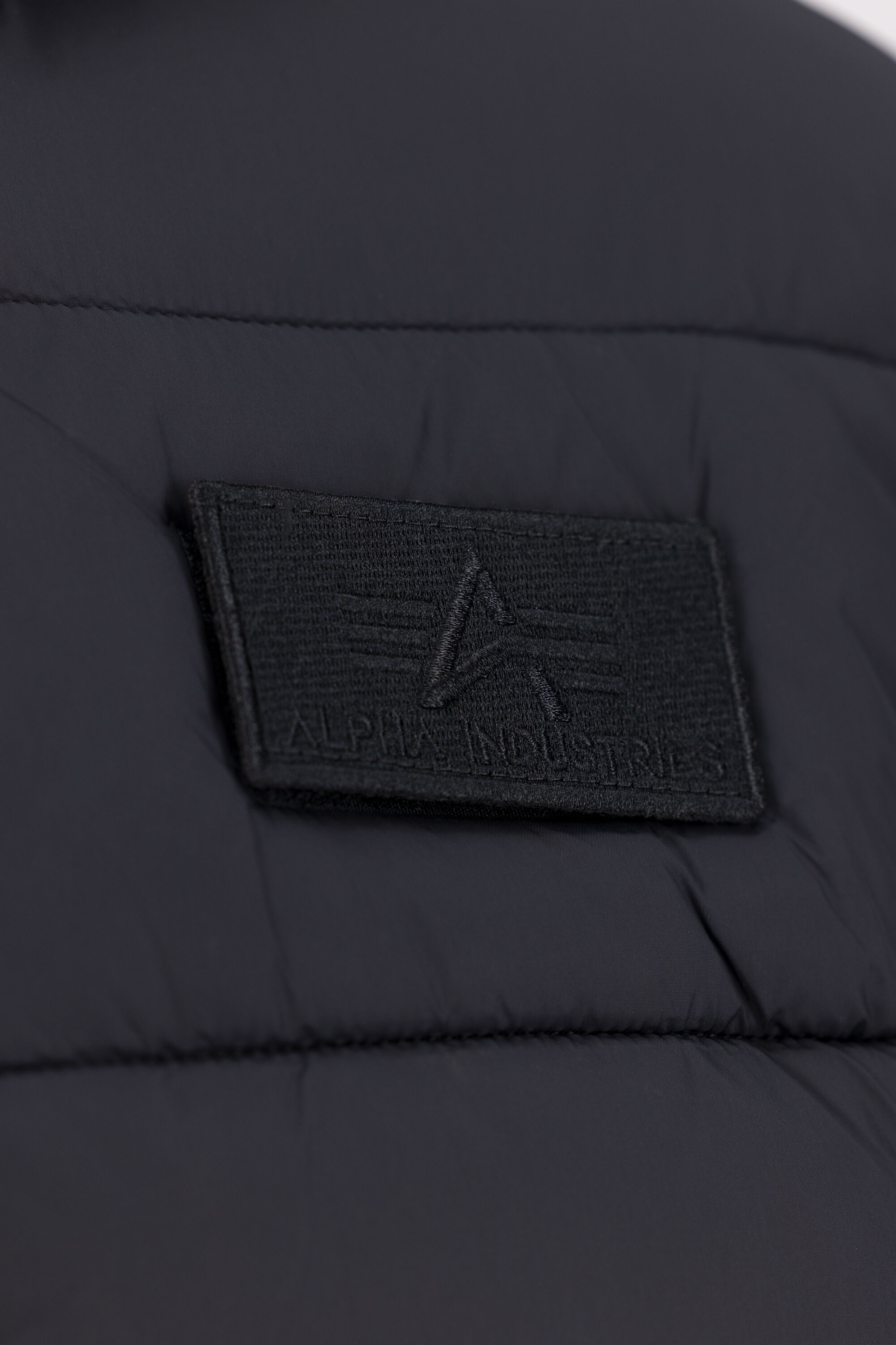 MA-1 Puffer Faux Down Zip Hood Bomber Jacket black 118108_03_003_124198