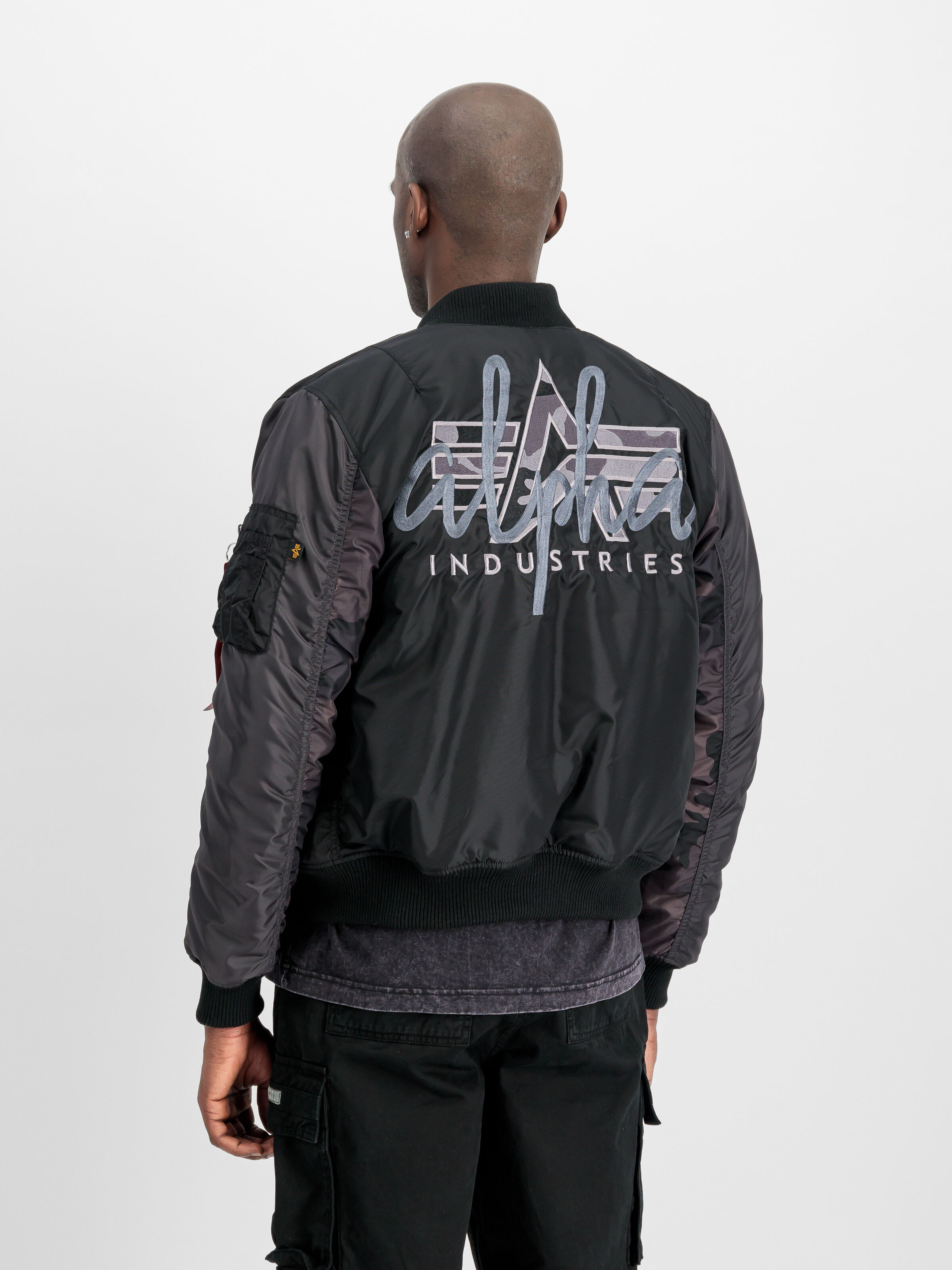 MA-1 Camo Back Embroidery Bomber Jacket black 258120_03_2_model_00003_163552