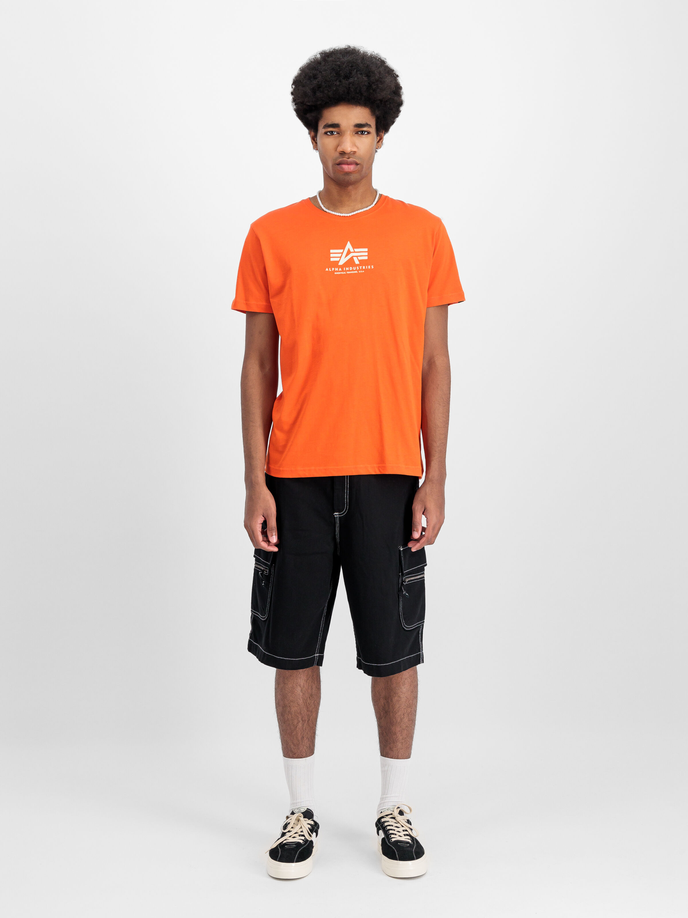 Basic Mid Logo T-Shirt boost orange 118533_736_2_model_00001_139757