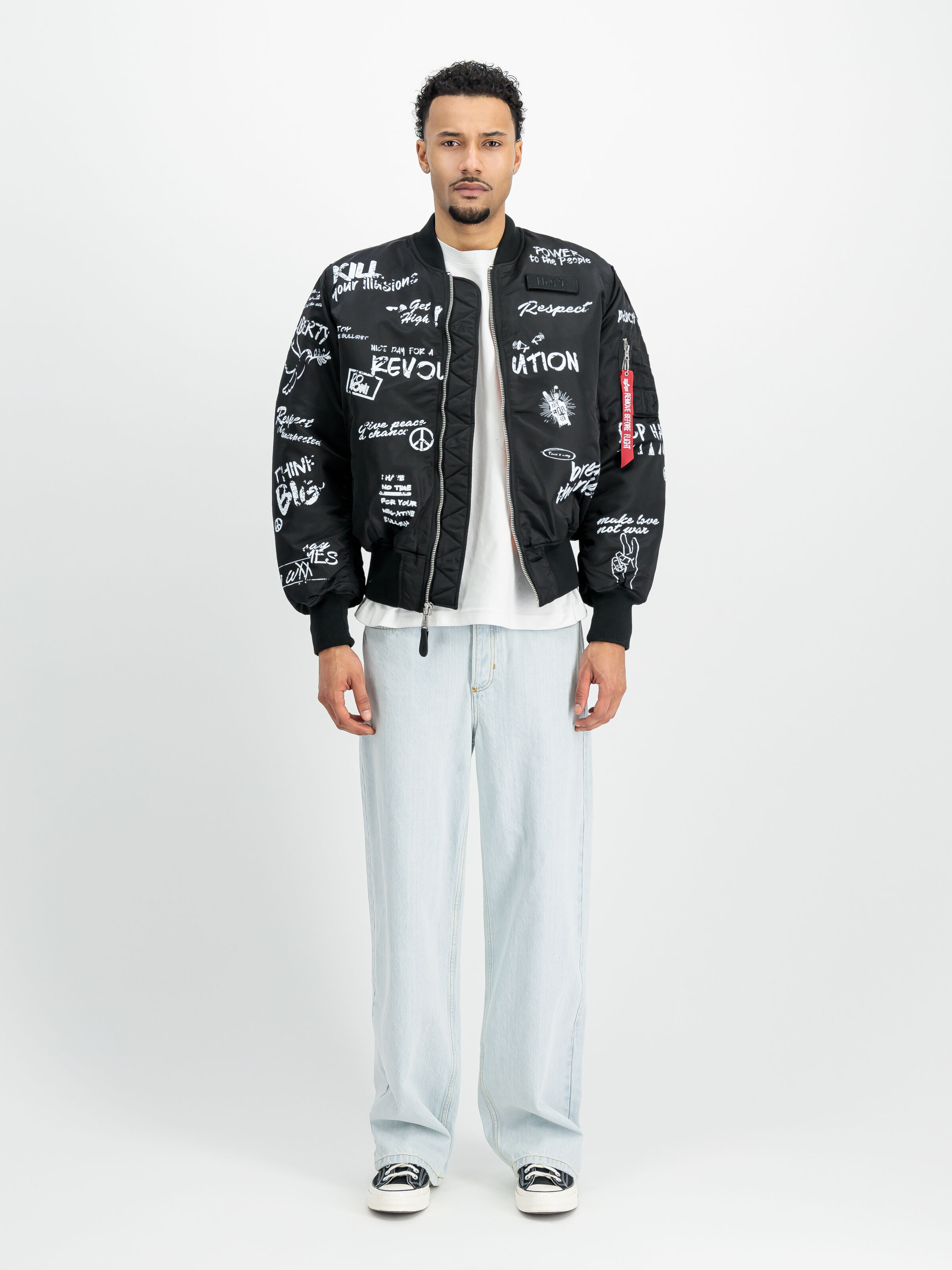 MA-1 Peace Bomber Jacket black 156136_03_2_model_00001_151459