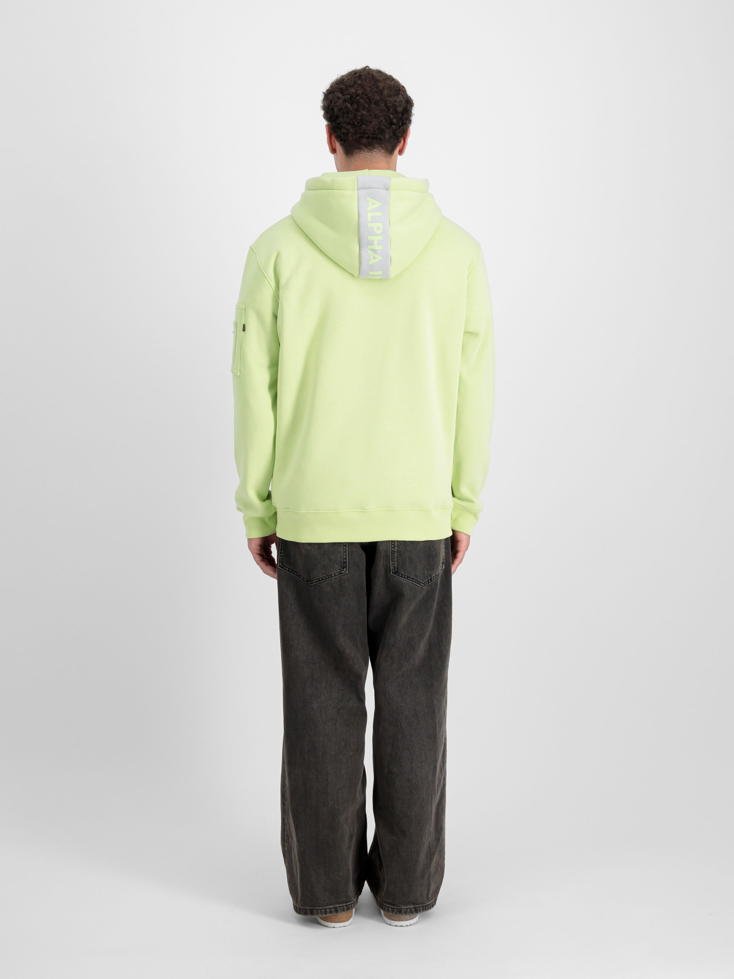 Red Stripe Hoodie Arctic Lime 178314_722_2_model_00002_129323