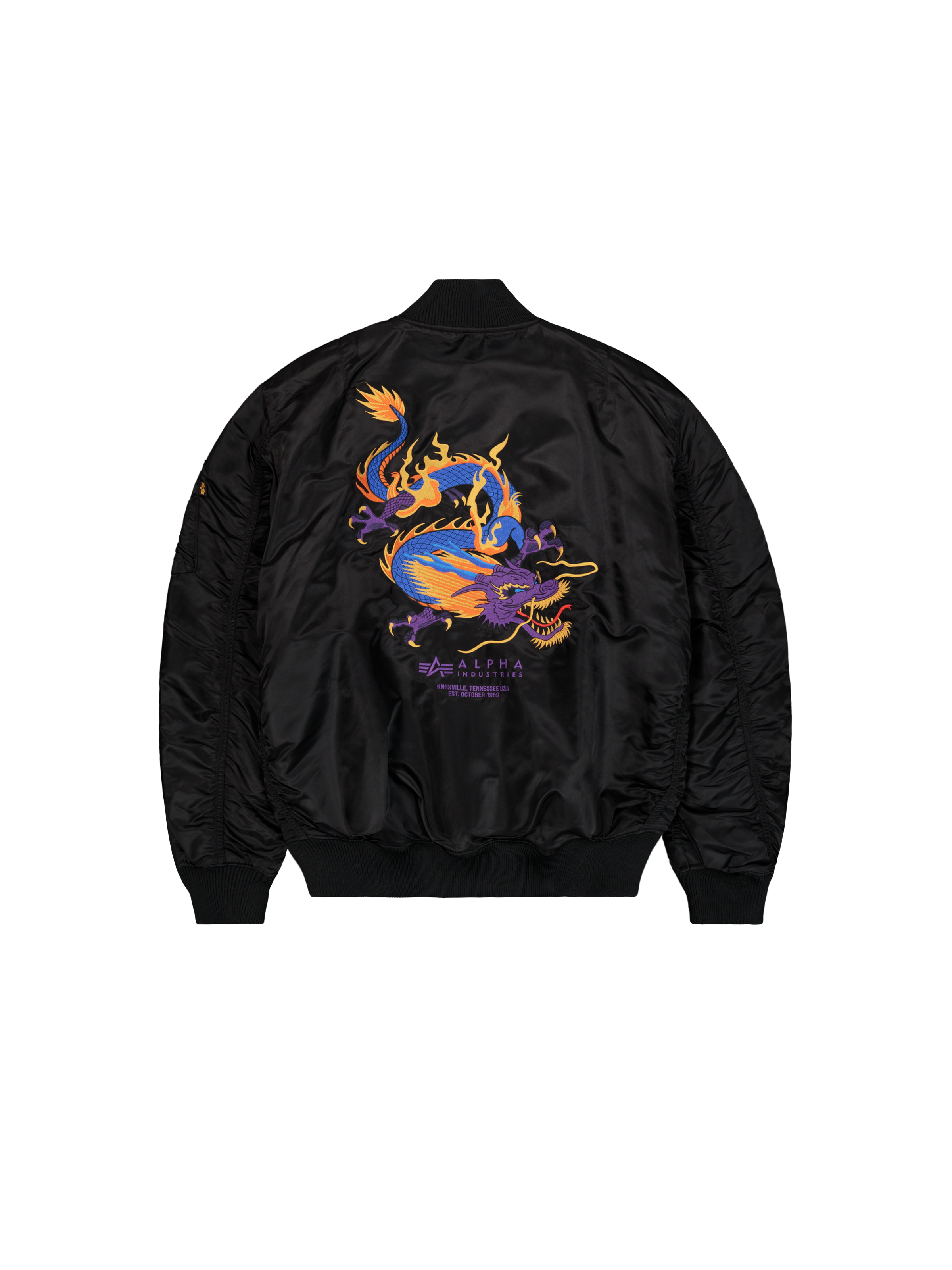MA-1 Dragon Embroidery Bomber Jacket black 138103_03_1_flatlay_00002_221023