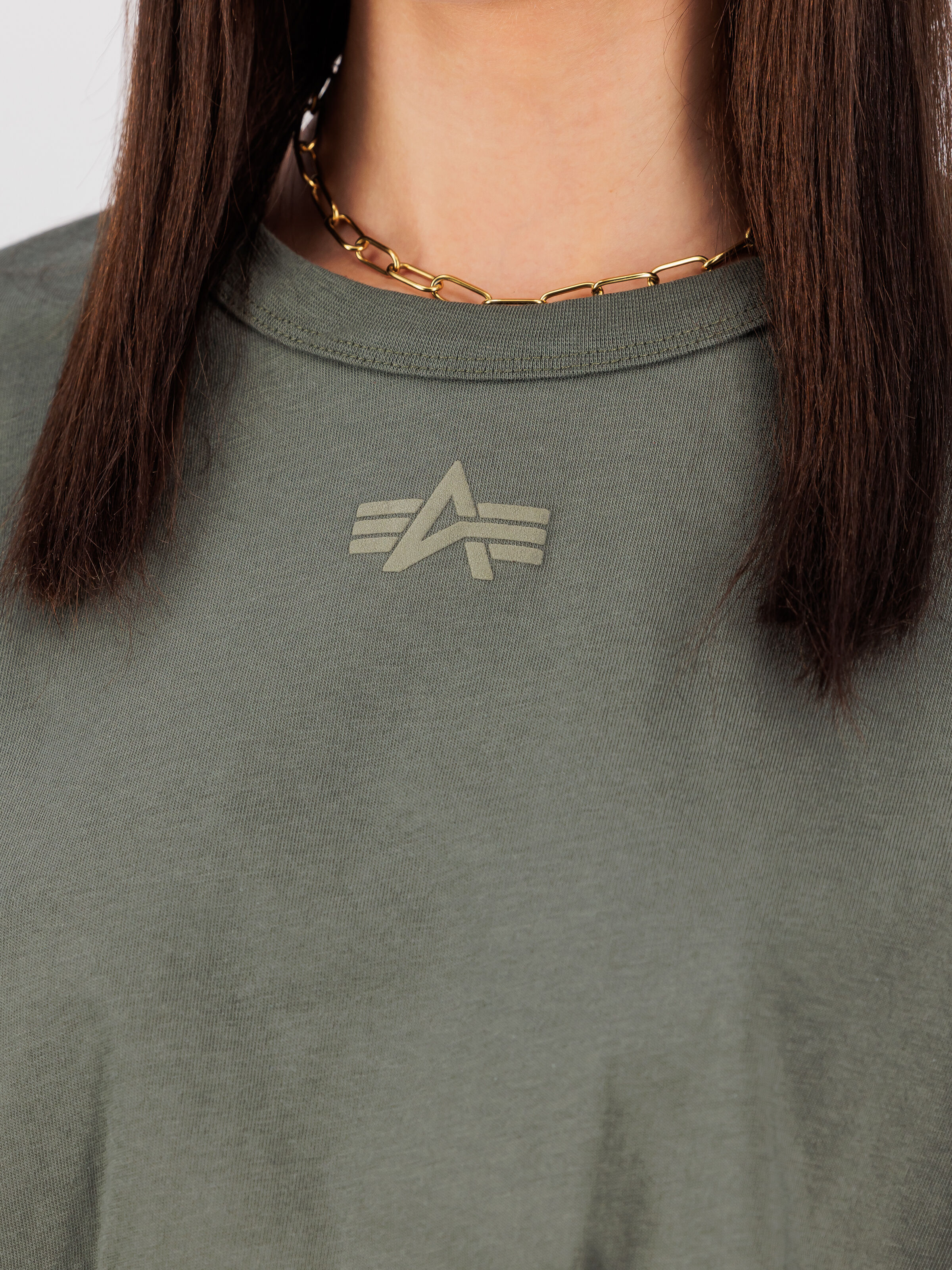 Waisted T-Shirt Women dark olive 148070_142_3_detail_00001_103679