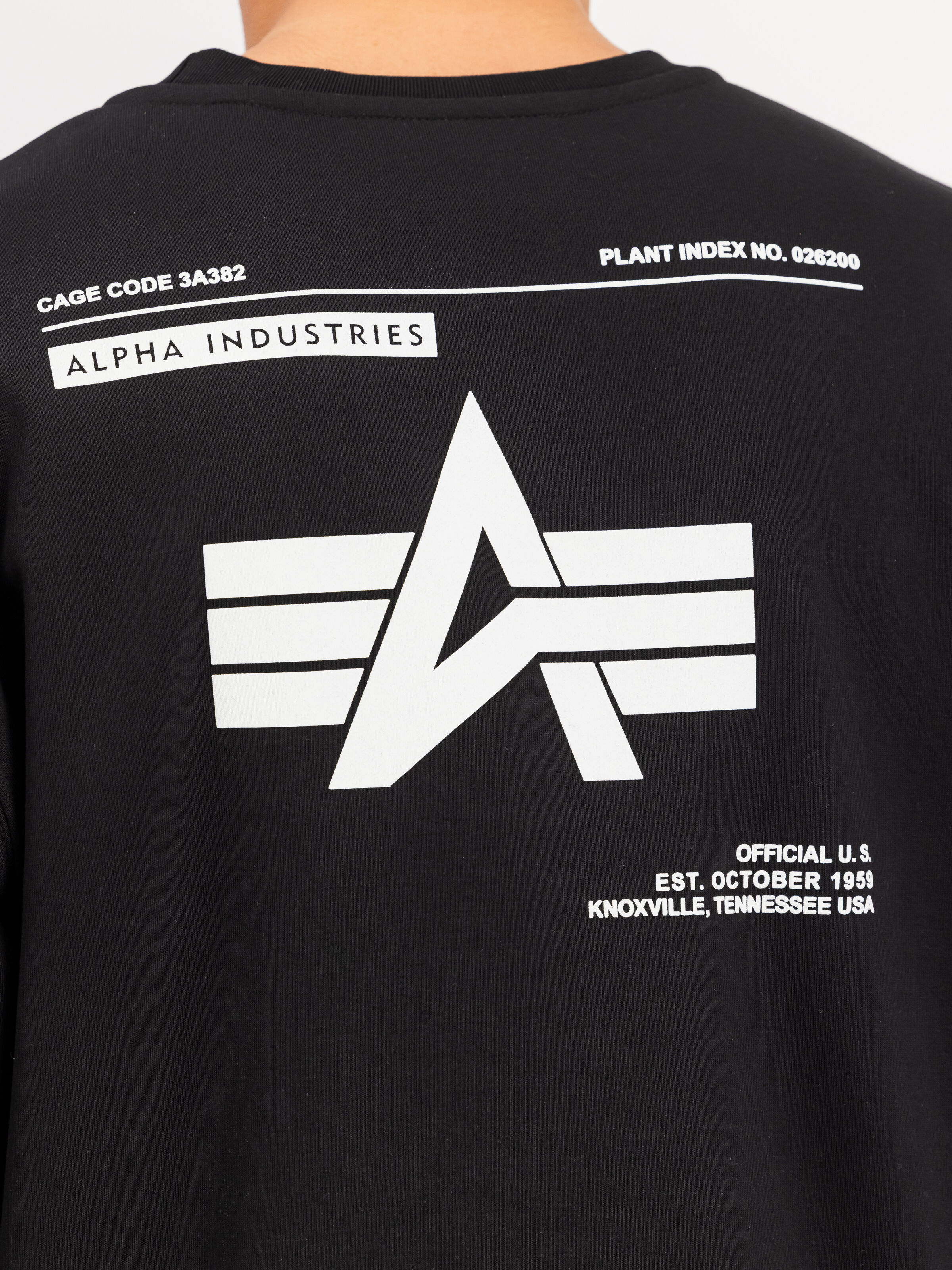 Label Backprint Sweatshirt black 258307_03_3_detail_00002_183481
