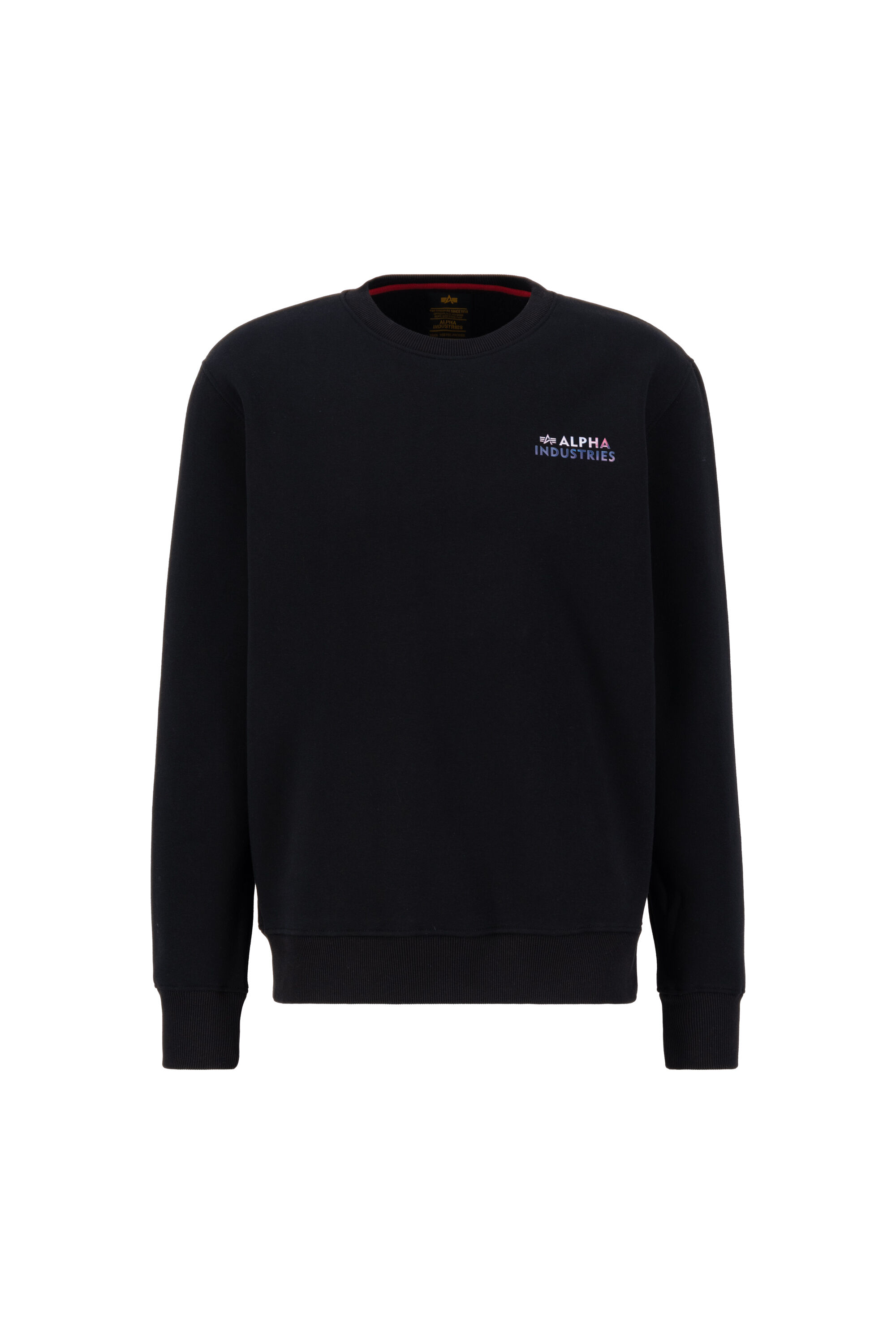Holographic Small Logo Sweater black 146310_03_001_123099.jpg