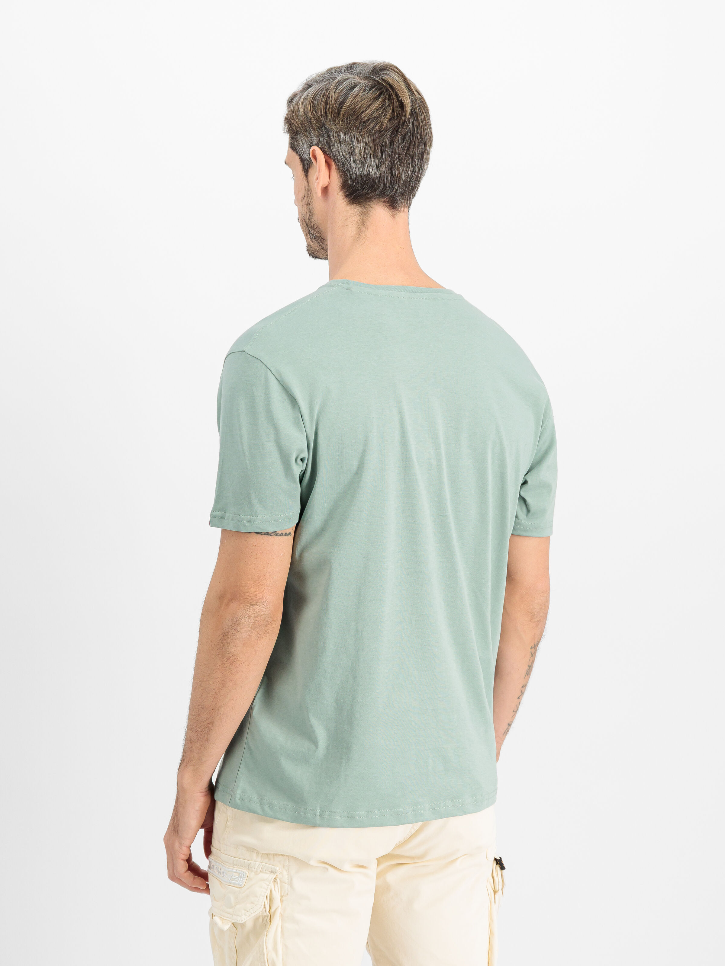 Basic Small Logo T-Shirt dusty green 188505_680_2_model_00003_213704