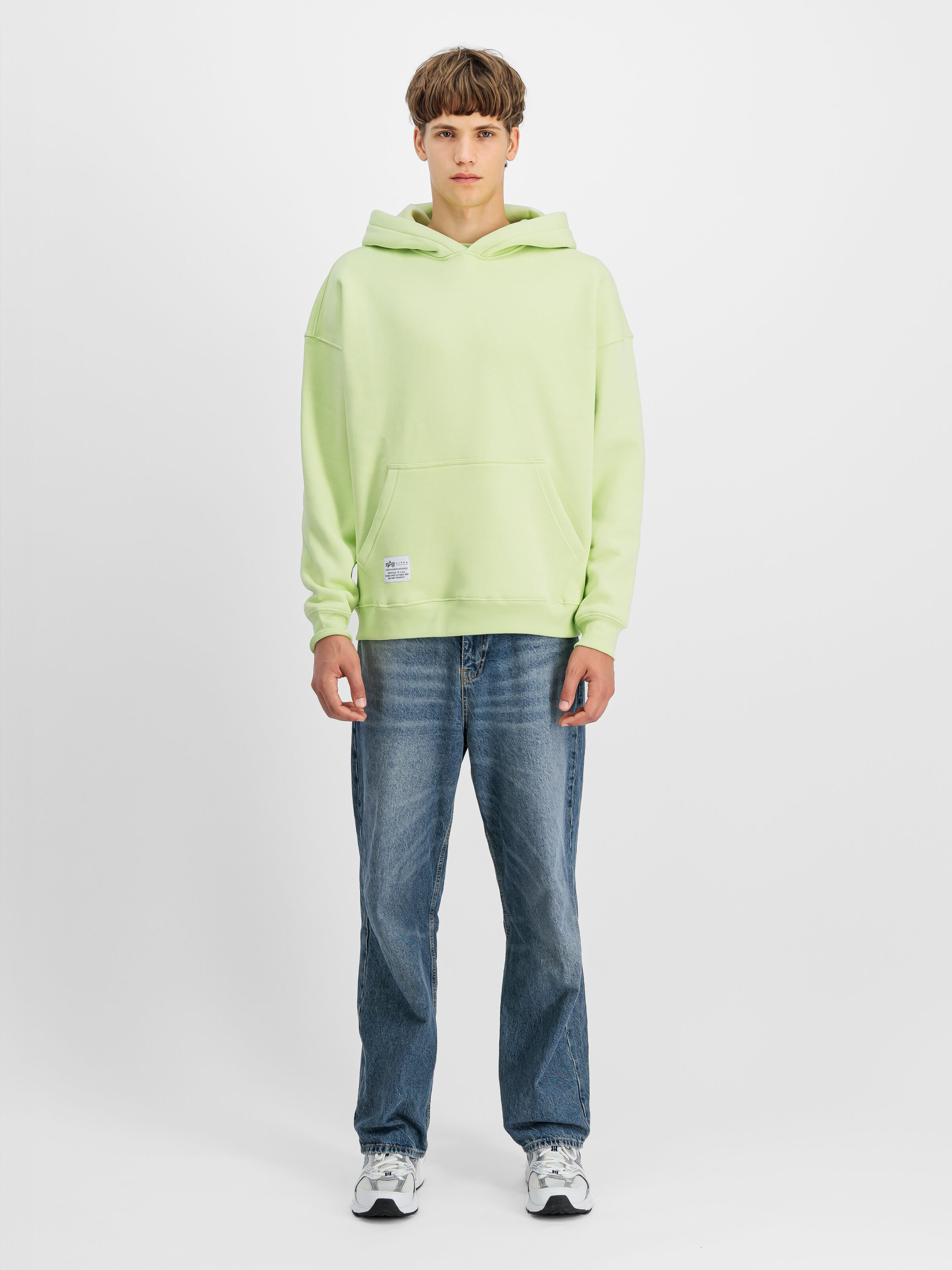 Logo Backprint Hoodie  Arctic Lime 146336_722_2_model_00001_106466