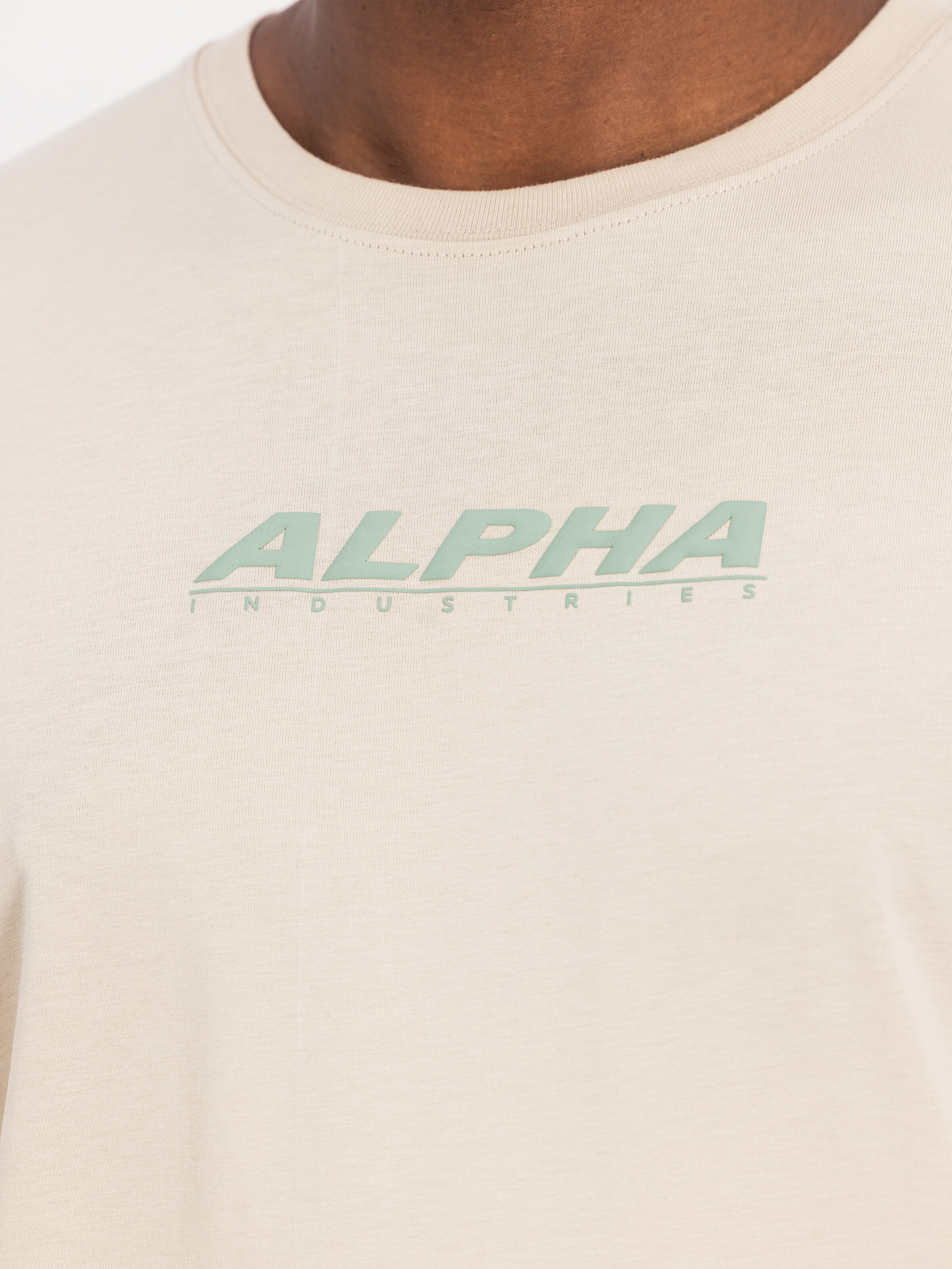 Alpha Backprint Puff T-Shirt organic beige 258526_627_3_detail_00001_159700